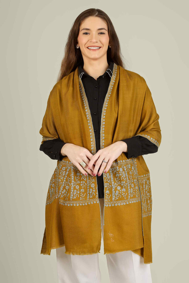 This GI-certified golden pashmina designer paldaar stole is handwoven in Kashmir from the finest pure pashmina, dyed in a deep antique-gold tone that flatters every skin tone
| pashmina shawls online | authentic Kashmiri pashmina shawl online | pure pashmina shawl online | original GI certified pashmina shawl online | luxury men's pashmina shawl online from Kashmir | where to buy online pure pashmina in India
| GI Tag Certified - Government-verified authentic Kashmiri Pashmina
| G20 Official Partner - Selected by India for G20 Summit gifting
| Handicraft Registered - Official recognition of traditional craftsmanship
| Certificate of Authenticity - Every purchase includes GI certification This GI-certified golden pashmina designer paldaar stole is handwoven in Kashmir from the finest pure pashmina, dyed in a deep antique-gold tone that flatters every skin tone
| pashmina shawls online | authentic Kashmiri pashmina shawl online | pure pashmina shawl online | original GI certified pashmina shawl online | luxury men's pashmina shawl online from Kashmir | where to buy online pure pashmina in India
| GI Tag Certified - Government-verified authentic Kashmiri Pashmina
| G20 Official Partner - Selected by India for G20 Summit gifting
| Handicraft Registered - Official recognition of traditional craftsmanship
| Certificate of Authenticity - Every purchase includes GI certification