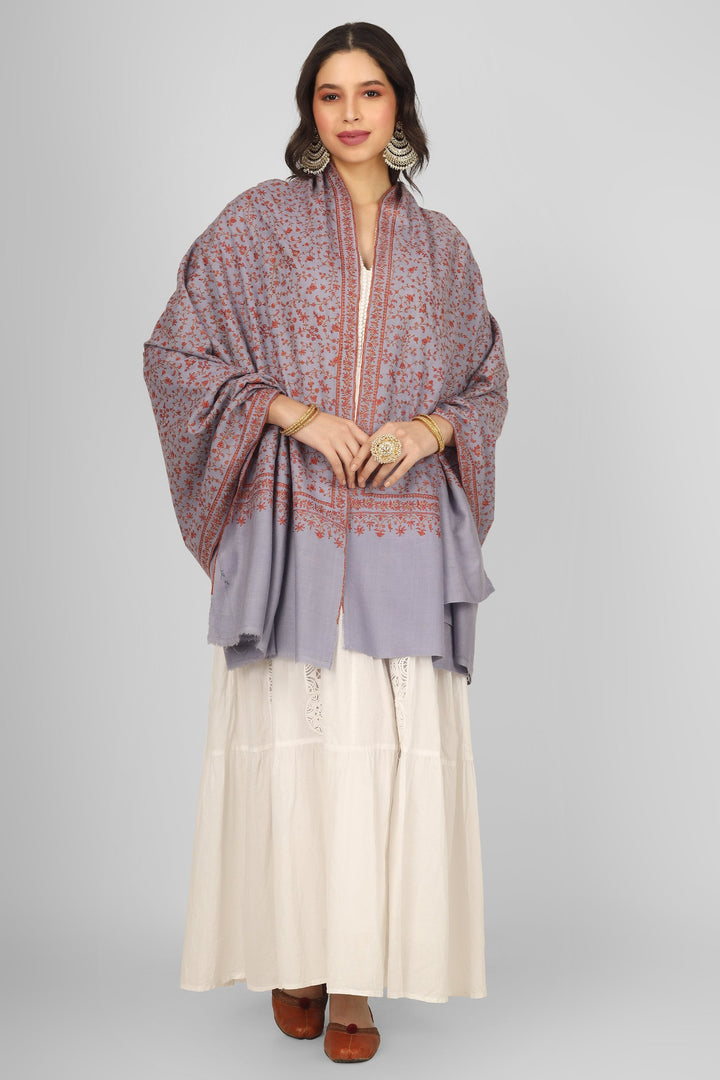 Authentic Kashmiri craftsmanship shines in the Black Maheen Pashmina Border Sozni Shawl. Made from natural pashmina wool, this luxurious piece features exquisite sozni embroidery along the borders, making it perfect for winter fashion or special occasions. Ideal as a wedding wrap or an elegant addition to your wardrobe, it’s one of the best pashmina shawls from Kashmir. Explore exclusive embroidered designs and buy pure pashmina shawls online today. Authentic Kashmiri craftsmanship shines in the Black Maheen Pashmina Border Sozni Shawl. Made from natural pashmina wool, this luxurious piece features exquisite sozni embroidery along the borders, making it perfect for winter fashion or special occasions. Ideal as a wedding wrap or an elegant addition to your wardrobe, it’s one of the best pashmina shawls from Kashmir. Explore exclusive embroidered designs and buy pure pashmina shawls online today.