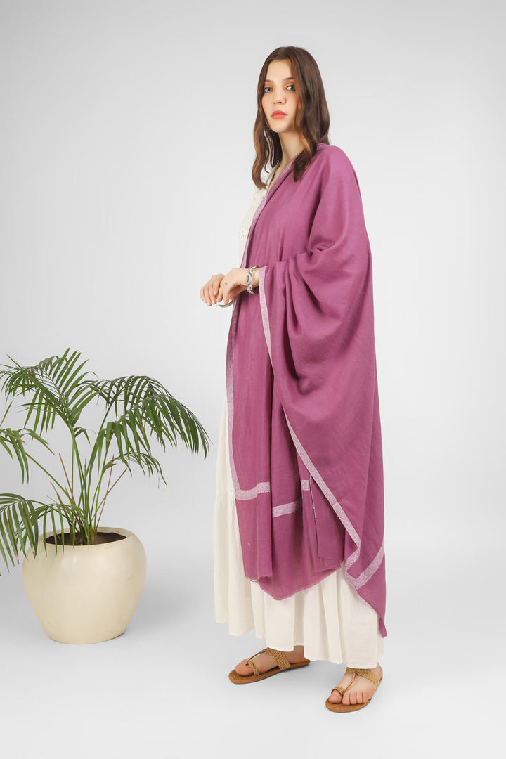 PASHMINA SHAWLS -MUMBAI- Purple Wildberry Hashidaar Pashmina Shawl PASHMINA SHAWLS -MUMBAI- Purple Wildberry Hashidaar Pashmina Shawl
