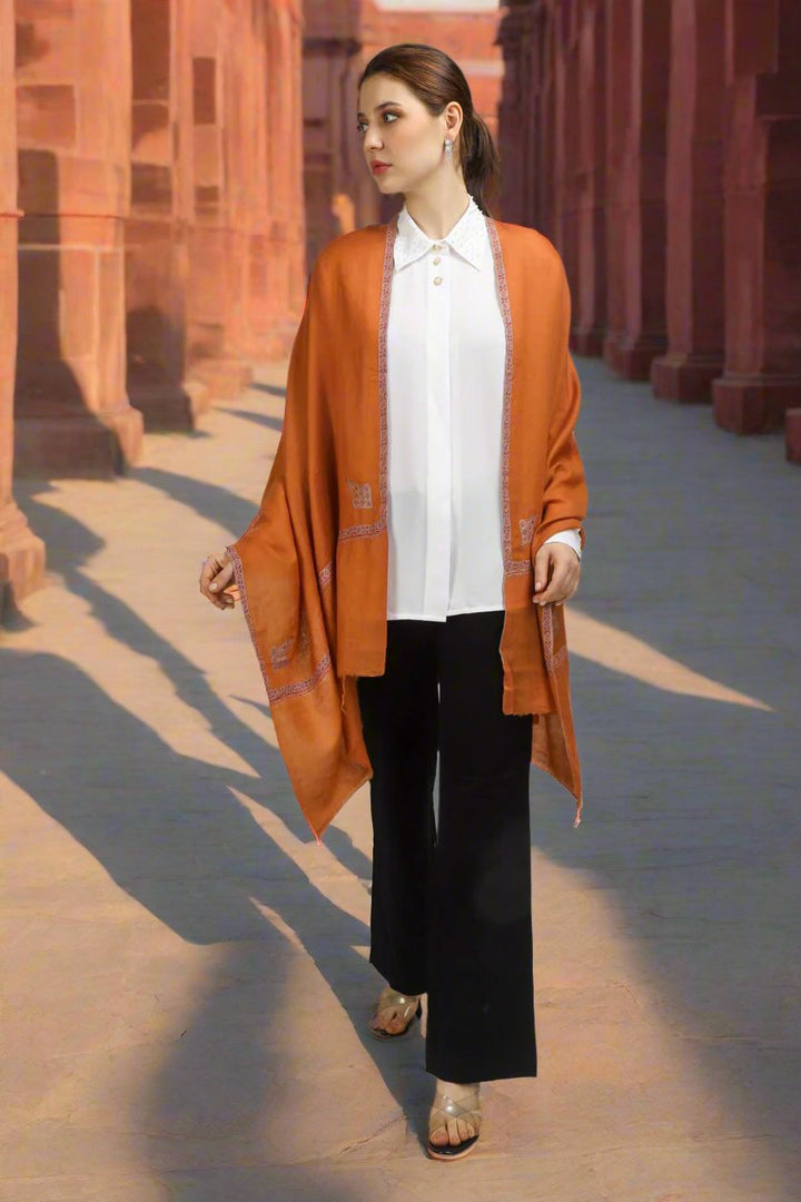 PASHMINA EMBROIDERY STOLE Discover elegance with an Orange Rust Pashmina stole - india -Germany United Kingdom France Canada
| pashmina shawls online | authentic Kashmiri pashmina shawl online | pure pashmina shawl online | original GI certified pashmina shawl online | luxury men's pashmina shawl online from Kashmir | where to buy online pure pashmina in India
| GI Tag Certified - Government-verified authentic Kashmiri Pashmina
| G20 Official Partner - Selected by India for G20 Summit gifting
| Handicraft Registered - Official recognition of traditional craftsmanship
| Certificate of Authenticity - Every purchase includes GI certification PASHMINA EMBROIDERY STOLE Discover elegance with an Orange Rust Pashmina stole - india -Germany United Kingdom France Canada
| pashmina shawls online | authentic Kashmiri pashmina shawl online | pure pashmina shawl online | original GI certified pashmina shawl online | luxury men's pashmina shawl online from Kashmir | where to buy online pure pashmina in India
| GI Tag Certified - Government-verified authentic Kashmiri Pashmina
| G20 Official Partner - Selected by India for G20 Summit gifting
| Handicraft Registered - Official recognition of traditional craftsmanship
| Certificate of Authenticity - Every purchase includes GI certification