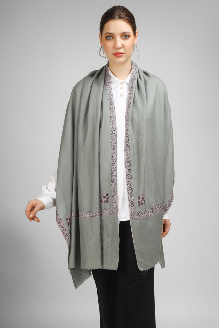 PASHMINA EMBROIDERY STOLE - gray Pashmina stole adorned in hashidaar and pink sozni embroidery. KUWAIT - DELHI- DUBAI- ABUDHABI- BEST PASHMINA BRAND - JAPAN
| pashmina shawls online | authentic Kashmiri pashmina shawl online | pure pashmina shawl online | original GI certified pashmina shawl online | luxury men's pashmina shawl online from Kashmir | where to buy online pure pashmina in India
| GI Tag Certified - Government-verified authentic Kashmiri Pashmina
| G20 Official Partner - Selected by India for G20 Summit gifting
| Handicraft Registered - Official recognition of traditional craftsmanship
| Certificate of Authenticity - Every purchase includes GI certification PASHMINA EMBROIDERY STOLE - gray Pashmina stole adorned in hashidaar and pink sozni embroidery. KUWAIT - DELHI- DUBAI- ABUDHABI- BEST PASHMINA BRAND - JAPAN
| pashmina shawls online | authentic Kashmiri pashmina shawl online | pure pashmina shawl online | original GI certified pashmina shawl online | luxury men's pashmina shawl online from Kashmir | where to buy online pure pashmina in India
| GI Tag Certified - Government-verified authentic Kashmiri Pashmina
| G20 Official Partner - Selected by India for G20 Summit gifting
| Handicraft Registered - Official recognition of traditional craftsmanship
| Certificate of Authenticity - Every purchase includes GI certification