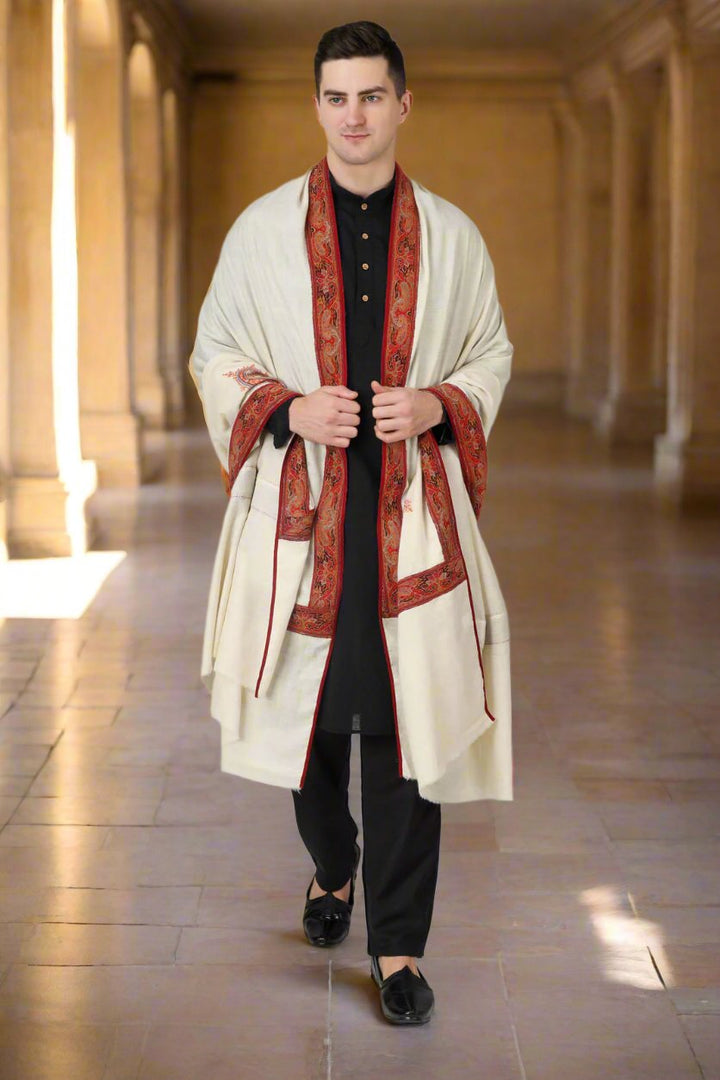 Antique Jamawar Border Mens Shawls
| pashmina shawls online | authentic Kashmiri pashmina shawl online | pure pashmina shawl online | original GI certified pashmina shawl online | luxury men's pashmina shawl online from Kashmir | where to buy online pure pashmina in India
| GI Tag Certified - Government-verified authentic Kashmiri Pashmina
| G20 Official Partner - Selected by India for G20 Summit gifting
| Handicraft Registered - Official recognition of traditional craftsmanship
| Certificate of Authenticity - Every purchase includes GI certification Antique Jamawar Border Mens Shawls
| pashmina shawls online | authentic Kashmiri pashmina shawl online | pure pashmina shawl online | original GI certified pashmina shawl online | luxury men's pashmina shawl online from Kashmir | where to buy online pure pashmina in India
| GI Tag Certified - Government-verified authentic Kashmiri Pashmina
| G20 Official Partner - Selected by India for G20 Summit gifting
| Handicraft Registered - Official recognition of traditional craftsmanship
| Certificate of Authenticity - Every purchase includes GI certification