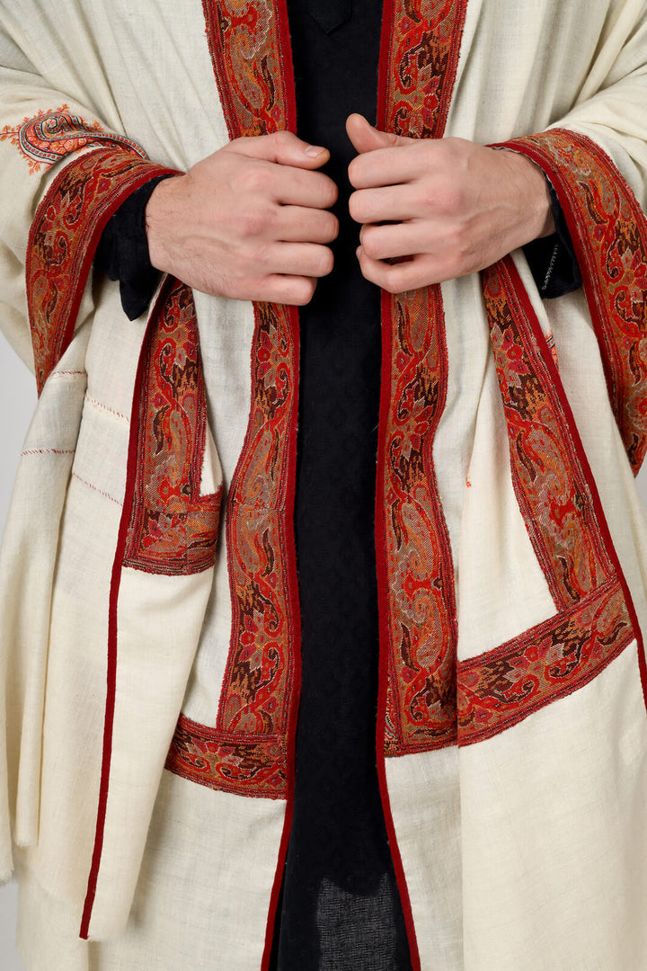 Antique Jamawar Border Mens Shawls
| pashmina shawls online | authentic Kashmiri pashmina shawl online | pure pashmina shawl online | original GI certified pashmina shawl online | luxury men's pashmina shawl online from Kashmir | where to buy online pure pashmina in India
| GI Tag Certified - Government-verified authentic Kashmiri Pashmina
| G20 Official Partner - Selected by India for G20 Summit gifting
| Handicraft Registered - Official recognition of traditional craftsmanship
| Certificate of Authenticity - Every purchase includes GI certification Antique Jamawar Border Mens Shawls
| pashmina shawls online | authentic Kashmiri pashmina shawl online | pure pashmina shawl online | original GI certified pashmina shawl online | luxury men's pashmina shawl online from Kashmir | where to buy online pure pashmina in India
| GI Tag Certified - Government-verified authentic Kashmiri Pashmina
| G20 Official Partner - Selected by India for G20 Summit gifting
| Handicraft Registered - Official recognition of traditional craftsmanship
| Certificate of Authenticity - Every purchase includes GI certification