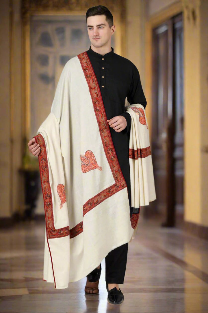 Antique Jamawar Border Mens Shawls
| pashmina shawls online | authentic Kashmiri pashmina shawl online | pure pashmina shawl online | original GI certified pashmina shawl online | luxury men's pashmina shawl online from Kashmir | where to buy online pure pashmina in India
| GI Tag Certified - Government-verified authentic Kashmiri Pashmina
| G20 Official Partner - Selected by India for G20 Summit gifting
| Handicraft Registered - Official recognition of traditional craftsmanship
| Certificate of Authenticity - Every purchase includes GI certification Antique Jamawar Border Mens Shawls
| pashmina shawls online | authentic Kashmiri pashmina shawl online | pure pashmina shawl online | original GI certified pashmina shawl online | luxury men's pashmina shawl online from Kashmir | where to buy online pure pashmina in India
| GI Tag Certified - Government-verified authentic Kashmiri Pashmina
| G20 Official Partner - Selected by India for G20 Summit gifting
| Handicraft Registered - Official recognition of traditional craftsmanship
| Certificate of Authenticity - Every purchase includes GI certification