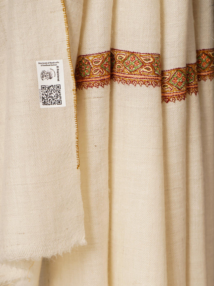 Pashmina White GI Tagged Hashidaar Men’s Shawl | Elegant Kashmiri Pashmina Wool Wrap | Luxurious Men’s Shawl for Timeless Style and Warmth Pashmina White GI Tagged Hashidaar Men’s Shawl | Elegant Kashmiri Pashmina Wool Wrap | Luxurious Men’s Shawl for Timeless Style and Warmth