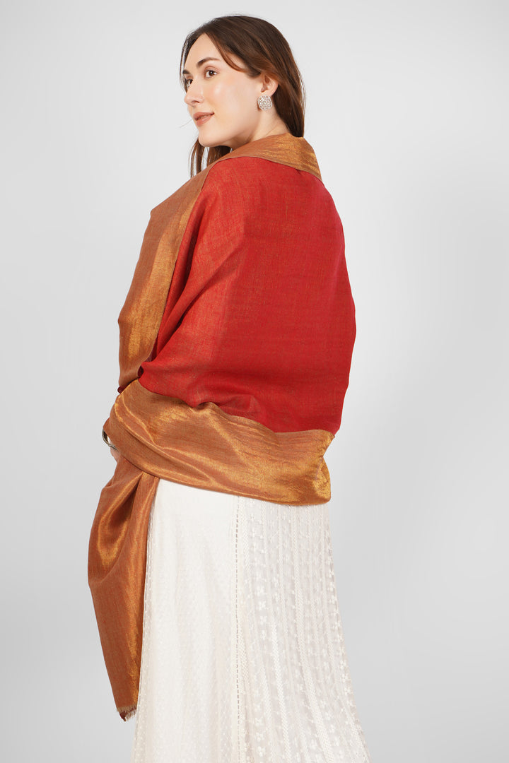 Zari Golden and Red Pashmina Reversible Shawl – Vibrant Dual-Tone Luxury
Bold Sophistication: Reversible Pashmina Crafted with Gold Zari & Rich Red pashmina shawls online
| pashmina shawls online | authentic Kashmiri pashmina shawl online | pure pashmina shawl online | original GI certified pashmina shawl online | luxury men's pashmina shawl online from Kashmir | where to buy online pure pashmina in India
| GI Tag Certified - Government-verified authentic Kashmiri Pashmina
| G20 Official Partner - Selected by India for G20 Summit gifting
| Handicraft Registered - Official recognition of traditional craftsmanship
| Certificate of Authenticity - Every purchase includes GI certification Zari Golden and Red Pashmina Reversible Shawl – Vibrant Dual-Tone Luxury
Bold Sophistication: Reversible Pashmina Crafted with Gold Zari & Rich Red pashmina shawls online
| pashmina shawls online | authentic Kashmiri pashmina shawl online | pure pashmina shawl online | original GI certified pashmina shawl online | luxury men's pashmina shawl online from Kashmir | where to buy online pure pashmina in India
| GI Tag Certified - Government-verified authentic Kashmiri Pashmina
| G20 Official Partner - Selected by India for G20 Summit gifting
| Handicraft Registered - Official recognition of traditional craftsmanship
| Certificate of Authenticity - Every purchase includes GI certification