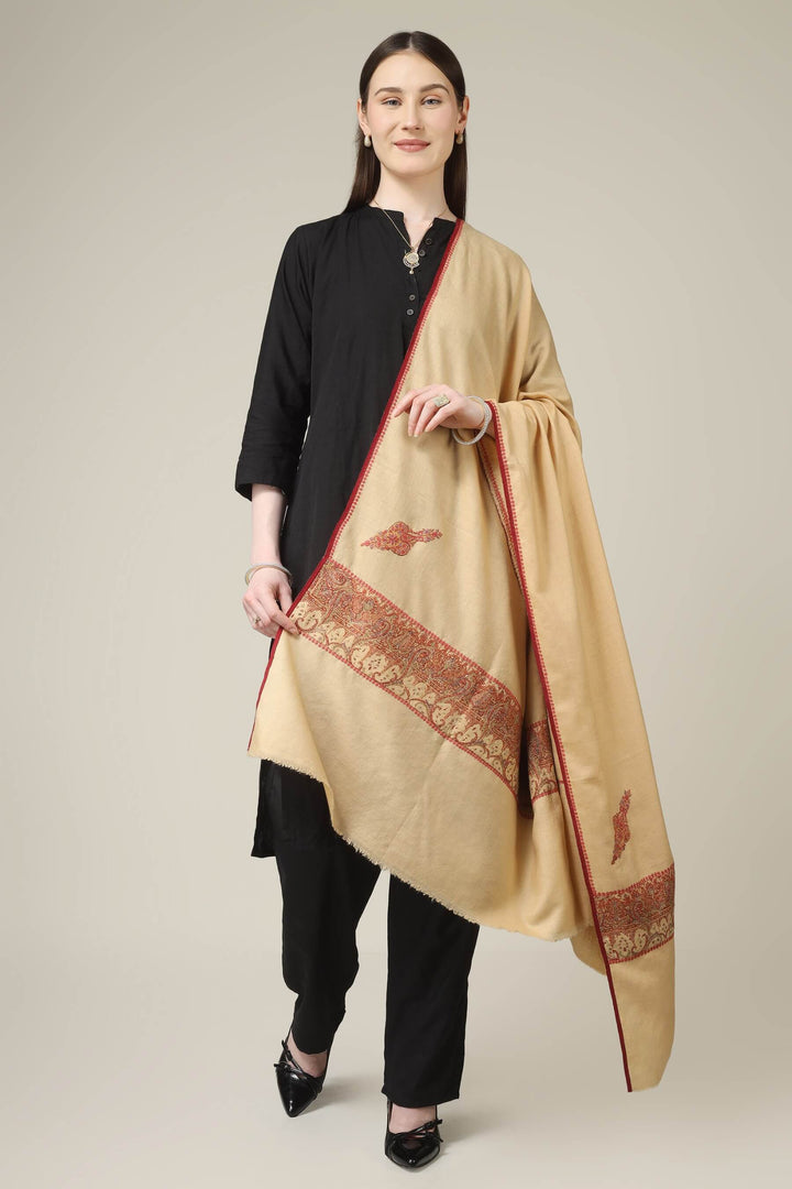 This antique sozni jamawar shawl, also known as an amli jamawar, is crafted on pure pashmina and finished with a beautifully patched heritage border in rich red and gold tones
| pashmina shawls online | authentic Kashmiri pashmina shawl online | pure pashmina shawl online | original GI certified pashmina shawl online | luxury men's pashmina shawl online from Kashmir | where to buy online pure pashmina in India
| GI Tag Certified - Government-verified authentic Kashmiri Pashmina
| G20 Official Partner - Selected by India for G20 Summit gifting
| Handicraft Registered - Official recognition of traditional craftsmanship
| Certificate of Authenticity - Every purchase includes GI certification This antique sozni jamawar shawl, also known as an amli jamawar, is crafted on pure pashmina and finished with a beautifully patched heritage border in rich red and gold tones
| pashmina shawls online | authentic Kashmiri pashmina shawl online | pure pashmina shawl online | original GI certified pashmina shawl online | luxury men's pashmina shawl online from Kashmir | where to buy online pure pashmina in India
| GI Tag Certified - Government-verified authentic Kashmiri Pashmina
| G20 Official Partner - Selected by India for G20 Summit gifting
| Handicraft Registered - Official recognition of traditional craftsmanship
| Certificate of Authenticity - Every purchase includes GI certification