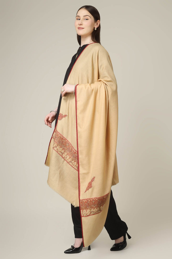 This antique sozni jamawar shawl, also known as an amli jamawar, is crafted on pure pashmina and finished with a beautifully patched heritage border in rich red and gold tones
| pashmina shawls online | authentic Kashmiri pashmina shawl online | pure pashmina shawl online | original GI certified pashmina shawl online | luxury men's pashmina shawl online from Kashmir | where to buy online pure pashmina in India
| GI Tag Certified - Government-verified authentic Kashmiri Pashmina
| G20 Official Partner - Selected by India for G20 Summit gifting
| Handicraft Registered - Official recognition of traditional craftsmanship
| Certificate of Authenticity - Every purchase includes GI certification This antique sozni jamawar shawl, also known as an amli jamawar, is crafted on pure pashmina and finished with a beautifully patched heritage border in rich red and gold tones
| pashmina shawls online | authentic Kashmiri pashmina shawl online | pure pashmina shawl online | original GI certified pashmina shawl online | luxury men's pashmina shawl online from Kashmir | where to buy online pure pashmina in India
| GI Tag Certified - Government-verified authentic Kashmiri Pashmina
| G20 Official Partner - Selected by India for G20 Summit gifting
| Handicraft Registered - Official recognition of traditional craftsmanship
| Certificate of Authenticity - Every purchase includes GI certification