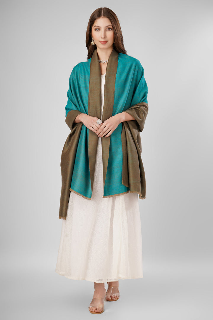 Pashmina Reversible Shawl | Teal & Taupe Handwoven Kashmiri Pashmina by Kepra | Luxurious GI-Certified Wrap for Timeless Elegance
| pashmina shawls online | authentic Kashmiri pashmina shawl online | pure pashmina shawl online | original GI certified pashmina shawl online | luxury men's pashmina shawl online from Kashmir | where to buy online pure pashmina in India
| GI Tag Certified - Government-verified authentic Kashmiri Pashmina
| G20 Official Partner - Selected by India for G20 Summit gifting
| Handicraft Registered - Official recognition of traditional craftsmanship
| Certificate of Authenticity - Every purchase includes GI certification Pashmina Reversible Shawl | Teal & Taupe Handwoven Kashmiri Pashmina by Kepra | Luxurious GI-Certified Wrap for Timeless Elegance
| pashmina shawls online | authentic Kashmiri pashmina shawl online | pure pashmina shawl online | original GI certified pashmina shawl online | luxury men's pashmina shawl online from Kashmir | where to buy online pure pashmina in India
| GI Tag Certified - Government-verified authentic Kashmiri Pashmina
| G20 Official Partner - Selected by India for G20 Summit gifting
| Handicraft Registered - Official recognition of traditional craftsmanship
| Certificate of Authenticity - Every purchase includes GI certification