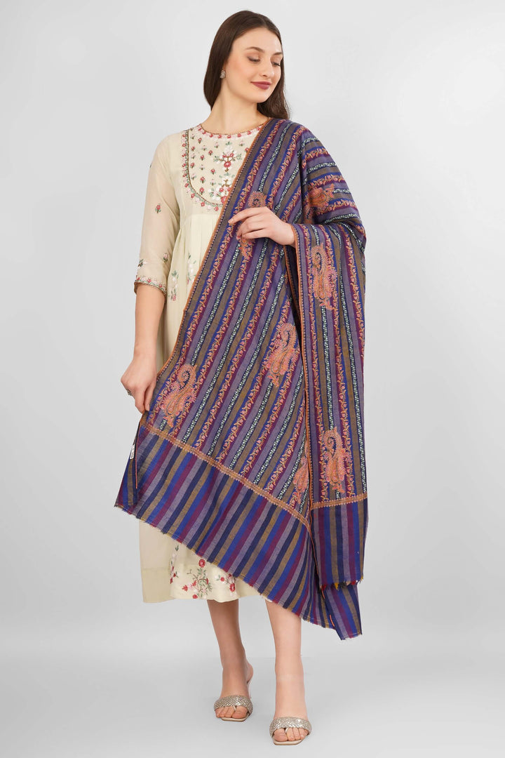 "Pashmina Blue Striped Badam Motif Shawl | Pure Pashmina Shawl | Handmade Kashmiri Wrap | Luxury Wool Shawl with Badam Design | Soft, Warm Winter Shawl with Traditional Pashmina Elegance"
| pashmina shawls online | authentic Kashmiri pashmina shawl online | pure pashmina shawl online | original GI certified pashmina shawl online | luxury men's pashmina shawl online from Kashmir | where to buy online pure pashmina in India
| GI Tag Certified - Government-verified authentic Kashmiri Pashmina
| G20 Official Partner - Selected by India for G20 Summit gifting
| Handicraft Registered - Official recognition of traditional craftsmanship
| Certificate of Authenticity - Every purchase includes GI certification "Pashmina Blue Striped Badam Motif Shawl | Pure Pashmina Shawl | Handmade Kashmiri Wrap | Luxury Wool Shawl with Badam Design | Soft, Warm Winter Shawl with Traditional Pashmina Elegance"
| pashmina shawls online | authentic Kashmiri pashmina shawl online | pure pashmina shawl online | original GI certified pashmina shawl online | luxury men's pashmina shawl online from Kashmir | where to buy online pure pashmina in India
| GI Tag Certified - Government-verified authentic Kashmiri Pashmina
| G20 Official Partner - Selected by India for G20 Summit gifting
| Handicraft Registered - Official recognition of traditional craftsmanship
| Certificate of Authenticity - Every purchase includes GI certification