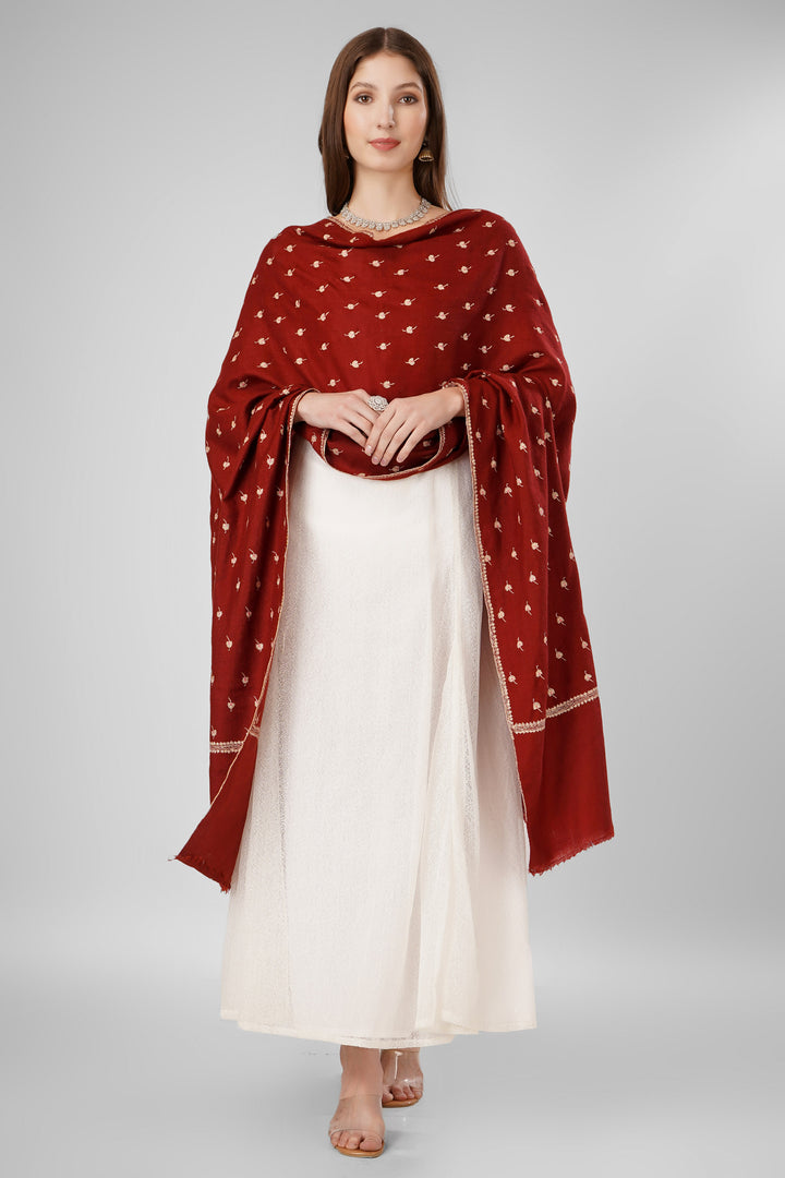 "Pashmina Bootidaar Shawl | Maroon Bahaar Handwoven Kashmiri Pashmina Wrap | GI-Certified Luxurious Wool Shawl by Kepra for Warmth & Elegance"
| pashmina shawls online | authentic Kashmiri pashmina shawl online | pure pashmina shawl online | original GI certified pashmina shawl online | luxury men's pashmina shawl online from Kashmir | where to buy online pure pashmina in India
| GI Tag Certified - Government-verified authentic Kashmiri Pashmina
| G20 Official Partner - Selected by India for G20 Summit gifting
| Handicraft Registered - Official recognition of traditional craftsmanship
| Certificate of Authenticity - Every purchase includes GI certification "Pashmina Bootidaar Shawl | Maroon Bahaar Handwoven Kashmiri Pashmina Wrap | GI-Certified Luxurious Wool Shawl by Kepra for Warmth & Elegance"
| pashmina shawls online | authentic Kashmiri pashmina shawl online | pure pashmina shawl online | original GI certified pashmina shawl online | luxury men's pashmina shawl online from Kashmir | where to buy online pure pashmina in India
| GI Tag Certified - Government-verified authentic Kashmiri Pashmina
| G20 Official Partner - Selected by India for G20 Summit gifting
| Handicraft Registered - Official recognition of traditional craftsmanship
| Certificate of Authenticity - Every purchase includes GI certification