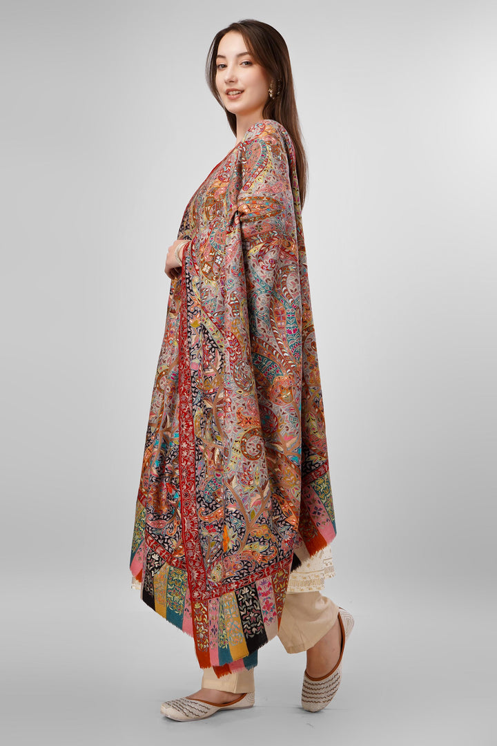Pashmina Kalamkari Shawls Online – Exquisite Hand-Painted Multicolor Designs
The Pashmina Kalamkari Malaika Hoor Shawl is a celebration of color and Kashmir’s renowned artisan tradition. Its base features a soft, powder blue that provides a tranquil canvas for lavish, hand-painted and hand-embroidered kalamkari motifs
| pashmina shawls online | authentic Kashmiri pashmina shawl online | pure pashmina shawl online | original GI certified pashmina shawl online | luxury men's pashmina shawl online from Kashmir | where to buy online pure pashmina in India
| GI Tag Certified - Government-verified authentic Kashmiri Pashmina
| G20 Official Partner - Selected by India for G20 Summit gifting
| Handicraft Registered - Official recognition of traditional craftsmanship
| Certificate of Authenticity - Every purchase includes GI certification Pashmina Kalamkari Shawls Online – Exquisite Hand-Painted Multicolor Designs
The Pashmina Kalamkari Malaika Hoor Shawl is a celebration of color and Kashmir’s renowned artisan tradition. Its base features a soft, powder blue that provides a tranquil canvas for lavish, hand-painted and hand-embroidered kalamkari motifs
| pashmina shawls online | authentic Kashmiri pashmina shawl online | pure pashmina shawl online | original GI certified pashmina shawl online | luxury men's pashmina shawl online from Kashmir | where to buy online pure pashmina in India
| GI Tag Certified - Government-verified authentic Kashmiri Pashmina
| G20 Official Partner - Selected by India for G20 Summit gifting
| Handicraft Registered - Official recognition of traditional craftsmanship
| Certificate of Authenticity - Every purchase includes GI certification
