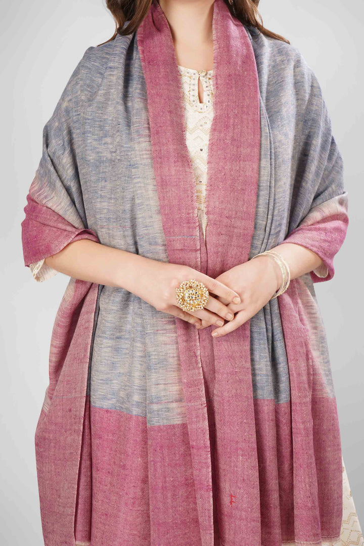 Pashmina Huriye Woven Shawl | Handwoven Kashmiri Pashmina Wool with Gradient Design in Soft Gray and Rich Pink | Luxurious, Elegant Wrap"
| pashmina shawls online | authentic Kashmiri pashmina shawl online | pure pashmina shawl online | original GI certified pashmina shawl online | luxury men's pashmina shawl online from Kashmir | where to buy online pure pashmina in India
| GI Tag Certified - Government-verified authentic Kashmiri Pashmina
| G20 Official Partner - Selected by India for G20 Summit gifting
| Handicraft Registered - Official recognition of traditional craftsmanship
| Certificate of Authenticity - Every purchase includes GI certification Pashmina Huriye Woven Shawl | Handwoven Kashmiri Pashmina Wool with Gradient Design in Soft Gray and Rich Pink | Luxurious, Elegant Wrap"
| pashmina shawls online | authentic Kashmiri pashmina shawl online | pure pashmina shawl online | original GI certified pashmina shawl online | luxury men's pashmina shawl online from Kashmir | where to buy online pure pashmina in India
| GI Tag Certified - Government-verified authentic Kashmiri Pashmina
| G20 Official Partner - Selected by India for G20 Summit gifting
| Handicraft Registered - Official recognition of traditional craftsmanship
| Certificate of Authenticity - Every purchase includes GI certification