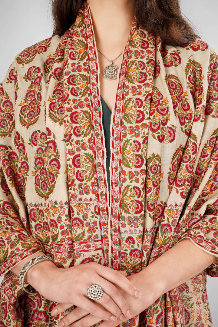 "Pashmina White Sozni Camellia Jama Shawl | Pure Kashmiri Pashmina Wool Wrap | Intricate Sozni Embroidery | Luxury Shawl with Camellia Design | Soft, Warm, and Elegant Traditional Accessory"
| pashmina shawls online | authentic Kashmiri pashmina shawl online | pure pashmina shawl online | original GI certified pashmina shawl online | luxury men's pashmina shawl online from Kashmir | where to buy online pure pashmina in India
| GI Tag Certified - Government-verified authentic Kashmiri Pashmina
| G20 Official Partner - Selected by India for G20 Summit gifting
| Handicraft Registered - Official recognition of traditional craftsmanship
| Certificate of Authenticity - Every purchase includes GI certification "Pashmina White Sozni Camellia Jama Shawl | Pure Kashmiri Pashmina Wool Wrap | Intricate Sozni Embroidery | Luxury Shawl with Camellia Design | Soft, Warm, and Elegant Traditional Accessory"
| pashmina shawls online | authentic Kashmiri pashmina shawl online | pure pashmina shawl online | original GI certified pashmina shawl online | luxury men's pashmina shawl online from Kashmir | where to buy online pure pashmina in India
| GI Tag Certified - Government-verified authentic Kashmiri Pashmina
| G20 Official Partner - Selected by India for G20 Summit gifting
| Handicraft Registered - Official recognition of traditional craftsmanship
| Certificate of Authenticity - Every purchase includes GI certification