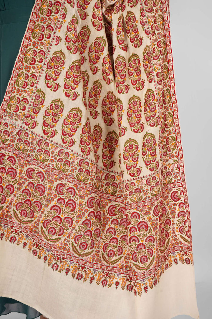 "Pashmina White Sozni Camellia Jama Shawl | Pure Kashmiri Pashmina Wool Wrap | Intricate Sozni Embroidery | Luxury Shawl with Camellia Design | Soft, Warm, and Elegant Traditional Accessory"
| pashmina shawls online | authentic Kashmiri pashmina shawl online | pure pashmina shawl online | original GI certified pashmina shawl online | luxury men's pashmina shawl online from Kashmir | where to buy online pure pashmina in India
| GI Tag Certified - Government-verified authentic Kashmiri Pashmina
| G20 Official Partner - Selected by India for G20 Summit gifting
| Handicraft Registered - Official recognition of traditional craftsmanship
| Certificate of Authenticity - Every purchase includes GI certification "Pashmina White Sozni Camellia Jama Shawl | Pure Kashmiri Pashmina Wool Wrap | Intricate Sozni Embroidery | Luxury Shawl with Camellia Design | Soft, Warm, and Elegant Traditional Accessory"
| pashmina shawls online | authentic Kashmiri pashmina shawl online | pure pashmina shawl online | original GI certified pashmina shawl online | luxury men's pashmina shawl online from Kashmir | where to buy online pure pashmina in India
| GI Tag Certified - Government-verified authentic Kashmiri Pashmina
| G20 Official Partner - Selected by India for G20 Summit gifting
| Handicraft Registered - Official recognition of traditional craftsmanship
| Certificate of Authenticity - Every purchase includes GI certification