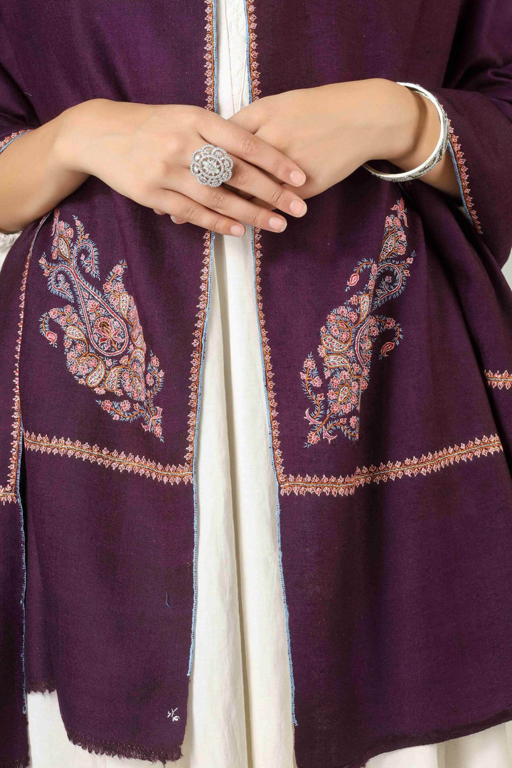 Perfect for admirers of luxury pashmina shawls across the USA, Canada, UK, Europe and the Middle East, this wine purple paisley pashmina shawl brings authentic Kashmiri elegance to wardrobes worldwide.
| pashmina shawls online | authentic Kashmiri pashmina shawl online | pure pashmina shawl online | original GI certified pashmina shawl online | luxury men's pashmina shawl online from Kashmir | where to buy online pure pashmina in India
| GI Tag Certified - Government-verified authentic Kashmiri Pashmina
| G20 Official Partner - Selected by India for G20 Summit gifting
| Handicraft Registered - Official recognition of traditional craftsmanship
| Certificate of Authenticity - Every purchase includes GI certification Perfect for admirers of luxury pashmina shawls across the USA, Canada, UK, Europe and the Middle East, this wine purple paisley pashmina shawl brings authentic Kashmiri elegance to wardrobes worldwide.
| pashmina shawls online | authentic Kashmiri pashmina shawl online | pure pashmina shawl online | original GI certified pashmina shawl online | luxury men's pashmina shawl online from Kashmir | where to buy online pure pashmina in India
| GI Tag Certified - Government-verified authentic Kashmiri Pashmina
| G20 Official Partner - Selected by India for G20 Summit gifting
| Handicraft Registered - Official recognition of traditional craftsmanship
| Certificate of Authenticity - Every purchase includes GI certification