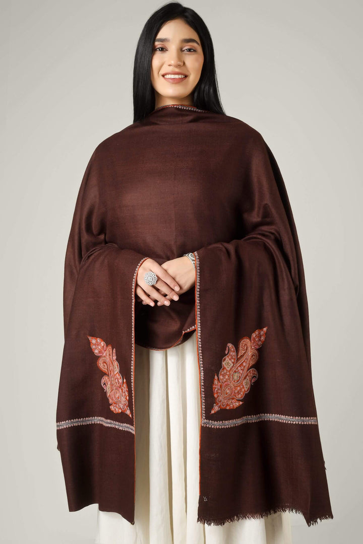 Ideal for admirers of luxury pashmina shawls in India and worldwide, this chocolate brown paisley pashmina shawl layers effortlessly over Indian and Western outfits, adding timeless Kashmiri elegance to any wardrobe.
| pashmina shawls online | authentic Kashmiri pashmina shawl online | pure pashmina shawl online | original GI certified pashmina shawl online | luxury men's pashmina shawl online from Kashmir | where to buy online pure pashmina in India
| GI Tag Certified - Government-verified authentic Kashmiri Pashmina
| G20 Official Partner - Selected by India for G20 Summit gifting
| Handicraft Registered - Official recognition of traditional craftsmanship
| Certificate of Authenticity - Every purchase includes GI certification Ideal for admirers of luxury pashmina shawls in India and worldwide, this chocolate brown paisley pashmina shawl layers effortlessly over Indian and Western outfits, adding timeless Kashmiri elegance to any wardrobe.
| pashmina shawls online | authentic Kashmiri pashmina shawl online | pure pashmina shawl online | original GI certified pashmina shawl online | luxury men's pashmina shawl online from Kashmir | where to buy online pure pashmina in India
| GI Tag Certified - Government-verified authentic Kashmiri Pashmina
| G20 Official Partner - Selected by India for G20 Summit gifting
| Handicraft Registered - Official recognition of traditional craftsmanship
| Certificate of Authenticity - Every purchase includes GI certification