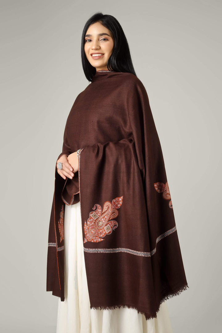 Ideal for admirers of luxury pashmina shawls in India and worldwide, this chocolate brown paisley pashmina shawl layers effortlessly over Indian and Western outfits, adding timeless Kashmiri elegance to any wardrobe.
| pashmina shawls online | authentic Kashmiri pashmina shawl online | pure pashmina shawl online | original GI certified pashmina shawl online | luxury men's pashmina shawl online from Kashmir | where to buy online pure pashmina in India
| GI Tag Certified - Government-verified authentic Kashmiri Pashmina
| G20 Official Partner - Selected by India for G20 Summit gifting
| Handicraft Registered - Official recognition of traditional craftsmanship
| Certificate of Authenticity - Every purchase includes GI certification Ideal for admirers of luxury pashmina shawls in India and worldwide, this chocolate brown paisley pashmina shawl layers effortlessly over Indian and Western outfits, adding timeless Kashmiri elegance to any wardrobe.
| pashmina shawls online | authentic Kashmiri pashmina shawl online | pure pashmina shawl online | original GI certified pashmina shawl online | luxury men's pashmina shawl online from Kashmir | where to buy online pure pashmina in India
| GI Tag Certified - Government-verified authentic Kashmiri Pashmina
| G20 Official Partner - Selected by India for G20 Summit gifting
| Handicraft Registered - Official recognition of traditional craftsmanship
| Certificate of Authenticity - Every purchase includes GI certification