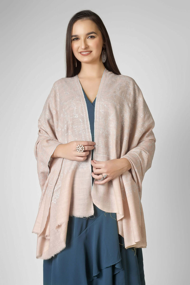 Blush Pink Arisha pashmina Jaldaar Shawl
| pashmina shawls online | authentic Kashmiri pashmina shawl online | pure pashmina shawl online | original GI certified pashmina shawl online | luxury men's pashmina shawl online from Kashmir | where to buy online pure pashmina in India
| GI Tag Certified - Government-verified authentic Kashmiri Pashmina
| G20 Official Partner - Selected by India for G20 Summit gifting
| Handicraft Registered - Official recognition of traditional craftsmanship
| Certificate of Authenticity - Every purchase includes GI certification Blush Pink Arisha pashmina Jaldaar Shawl
| pashmina shawls online | authentic Kashmiri pashmina shawl online | pure pashmina shawl online | original GI certified pashmina shawl online | luxury men's pashmina shawl online from Kashmir | where to buy online pure pashmina in India
| GI Tag Certified - Government-verified authentic Kashmiri Pashmina
| G20 Official Partner - Selected by India for G20 Summit gifting
| Handicraft Registered - Official recognition of traditional craftsmanship
| Certificate of Authenticity - Every purchase includes GI certification