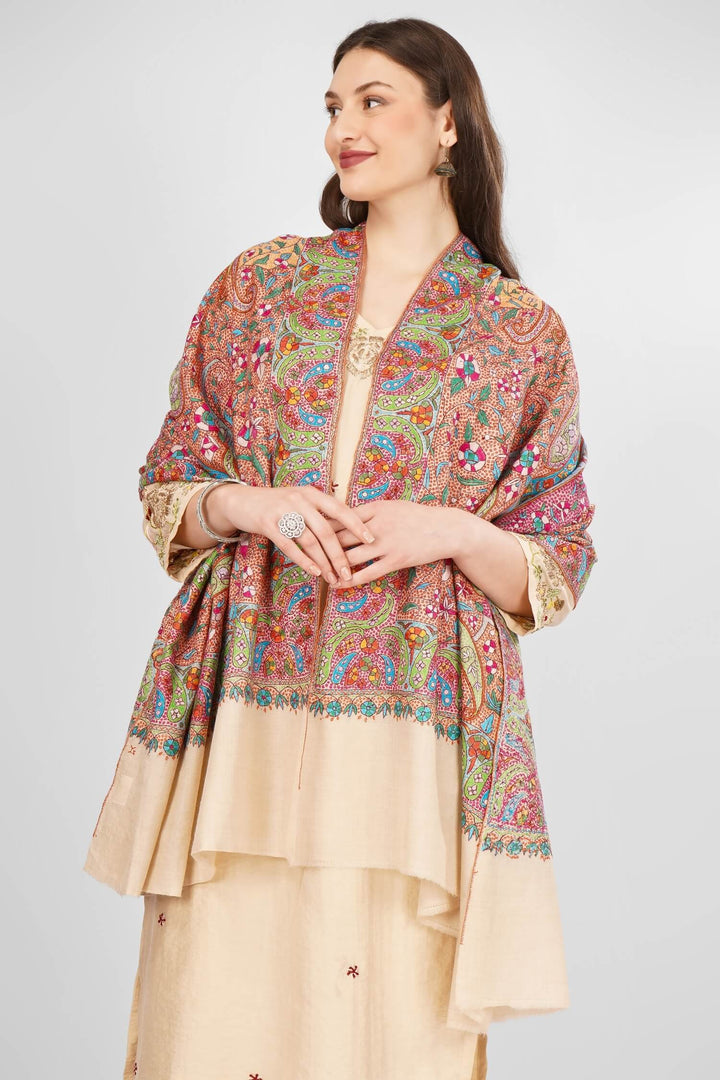 "Pashmina White Tot Jama Shawl | Handwoven Kashmiri Pashmina Shawl Online | Luxury Sozni Embroidered Shawl | Soft, Warm, Elegant Wrap for Every Occasion"
| pashmina shawls online | authentic Kashmiri pashmina shawl online | pure pashmina shawl online | original GI certified pashmina shawl online | luxury men's pashmina shawl online from Kashmir | where to buy online pure pashmina in India
| GI Tag Certified - Government-verified authentic Kashmiri Pashmina
| G20 Official Partner - Selected by India for G20 Summit gifting
| Handicraft Registered - Official recognition of traditional craftsmanship
| Certificate of Authenticity - Every purchase includes GI certification "Pashmina White Tot Jama Shawl | Handwoven Kashmiri Pashmina Shawl Online | Luxury Sozni Embroidered Shawl | Soft, Warm, Elegant Wrap for Every Occasion"
| pashmina shawls online | authentic Kashmiri pashmina shawl online | pure pashmina shawl online | original GI certified pashmina shawl online | luxury men's pashmina shawl online from Kashmir | where to buy online pure pashmina in India
| GI Tag Certified - Government-verified authentic Kashmiri Pashmina
| G20 Official Partner - Selected by India for G20 Summit gifting
| Handicraft Registered - Official recognition of traditional craftsmanship
| Certificate of Authenticity - Every purchase includes GI certification