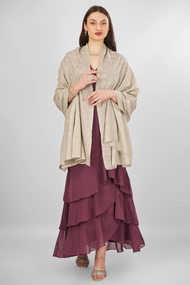 "Pashmina Natural Jaldaar Gulnaar Shawl | Authentic Kashmiri Pashmina Shawl | Luxury Handwoven Shawl with Floral Sozni Embroidery | Soft, Warm, Elegant Wrap for Every Season"
 "Pashmina Natural Jaldaar Gulnaar Shawl | Authentic Kashmiri Pashmina Shawl | Luxury Handwoven Shawl with Floral Sozni Embroidery | Soft, Warm, Elegant Wrap for Every Season"