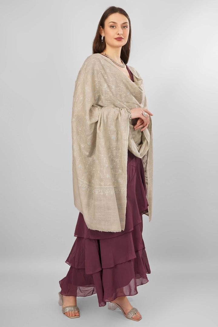 "Pashmina Natural Jaldaar Gulnaar Shawl | Authentic Kashmiri Pashmina Shawl | Luxury Handwoven Shawl with Floral Sozni Embroidery | Soft, Warm, Elegant Wrap for Every Season"
 "Pashmina Natural Jaldaar Gulnaar Shawl | Authentic Kashmiri Pashmina Shawl | Luxury Handwoven Shawl with Floral Sozni Embroidery | Soft, Warm, Elegant Wrap for Every Season"