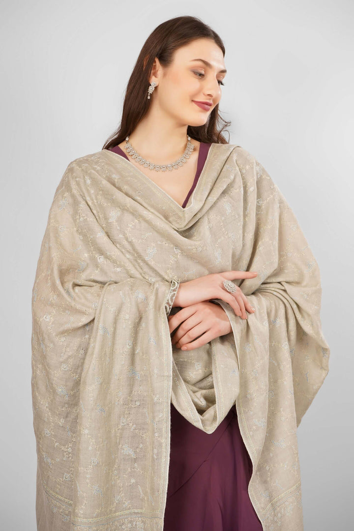 "Pashmina Natural Jaldaar Gulnaar Shawl | Authentic Kashmiri Pashmina Shawl | Luxury Handwoven Shawl with Floral Sozni Embroidery | Soft, Warm, Elegant Wrap for Every Season"
 "Pashmina Natural Jaldaar Gulnaar Shawl | Authentic Kashmiri Pashmina Shawl | Luxury Handwoven Shawl with Floral Sozni Embroidery | Soft, Warm, Elegant Wrap for Every Season"