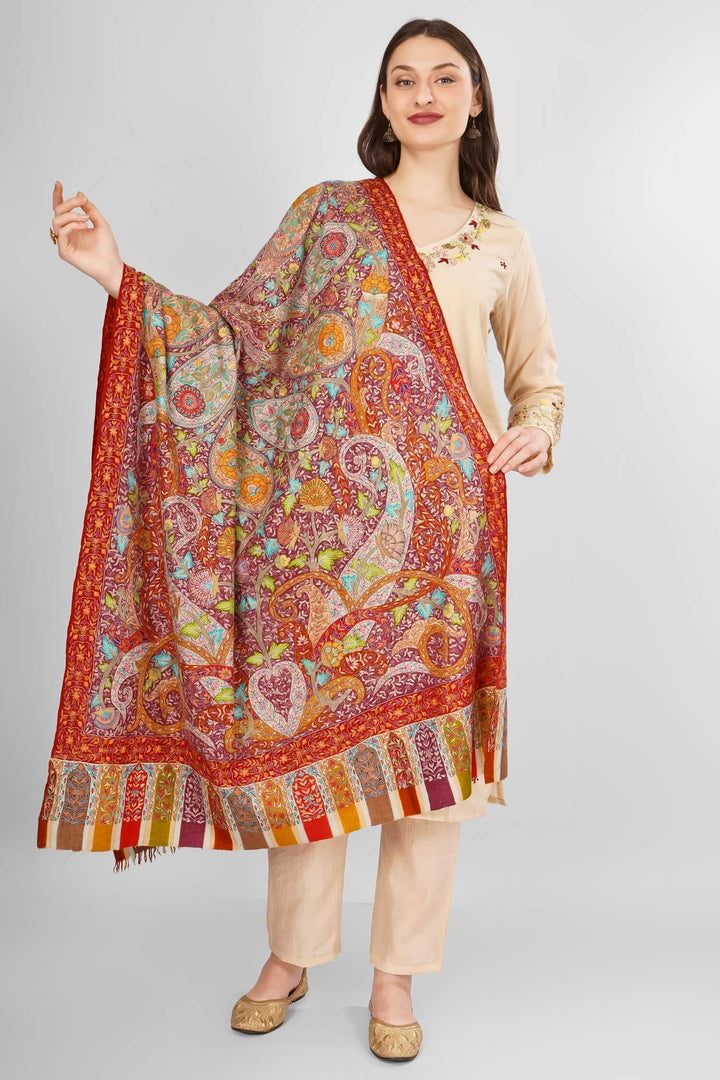 "Pashmina Kalamkari Noorjahan Shawl | Authentic Kashmiri Pashmina Wool Wrap | Intricate Hand-Painted Kalamkari Art | Luxurious, Soft, and Warm Shawl | Elegant Design for Timeless Style | Perfect for All Seasons and Occasions" "Pashmina Kalamkari Noorjahan Shawl | Authentic Kashmiri Pashmina Wool Wrap | Intricate Hand-Painted Kalamkari Art | Luxurious, Soft, and Warm Shawl | Elegant Design for Timeless Style | Perfect for All Seasons and Occasions"