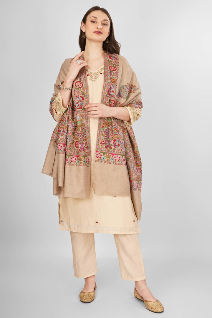 "Pashmina Natural Poshkaar Paladaar Sozni Shawl | Handwoven Kashmiri Pashmina Wool Wrap | Luxury Shawl with Intricate Sozni Embroidery and Traditional Paladaar Weave | Soft, Warm, Elegant Heritage Craft"
 "Pashmina Natural Poshkaar Paladaar Sozni Shawl | Handwoven Kashmiri Pashmina Wool Wrap | Luxury Shawl with Intricate Sozni Embroidery and Traditional Paladaar Weave | Soft, Warm, Elegant Heritage Craft"