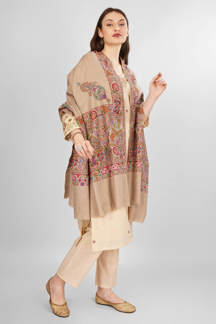 "Pashmina Natural Poshkaar Paladaar Sozni Shawl | Handwoven Kashmiri Pashmina Wool Wrap | Luxury Shawl with Intricate Sozni Embroidery and Traditional Paladaar Weave | Soft, Warm, Elegant Heritage Craft"
 "Pashmina Natural Poshkaar Paladaar Sozni Shawl | Handwoven Kashmiri Pashmina Wool Wrap | Luxury Shawl with Intricate Sozni Embroidery and Traditional Paladaar Weave | Soft, Warm, Elegant Heritage Craft"