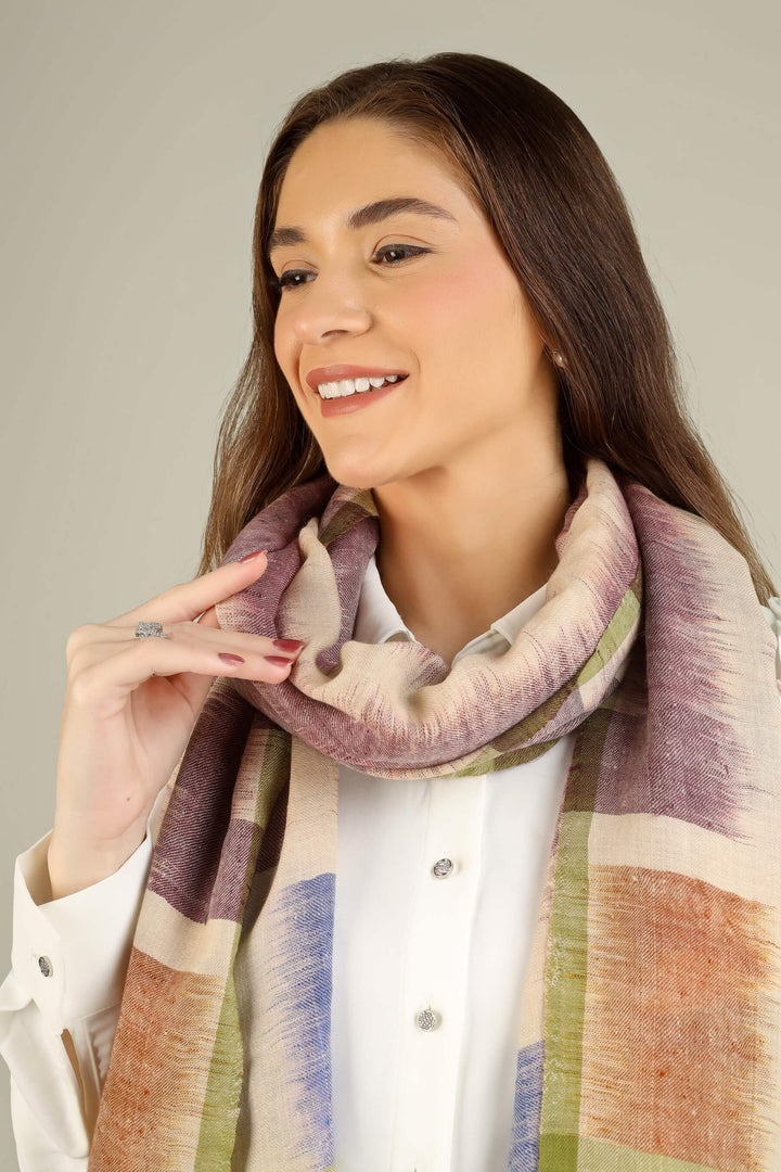 pashmina stole features soft mauve and blush blocks on a warm ivory base, arranged in wide, painterly vertical panels that flatter every skin tone
| pashmina shawls online | authentic Kashmiri pashmina shawl online | pure pashmina shawl online | original GI certified pashmina shawl online | luxury men's pashmina shawl online from Kashmir | where to buy online pure pashmina in India
| GI Tag Certified - Government-verified authentic Kashmiri Pashmina
| G20 Official Partner - Selected by India for G20 Summit gifting
| Handicraft Registered - Official recognition of traditional craftsmanship
| Certificate of Authenticity - Every purchase includes GI certification pashmina stole features soft mauve and blush blocks on a warm ivory base, arranged in wide, painterly vertical panels that flatter every skin tone
| pashmina shawls online | authentic Kashmiri pashmina shawl online | pure pashmina shawl online | original GI certified pashmina shawl online | luxury men's pashmina shawl online from Kashmir | where to buy online pure pashmina in India
| GI Tag Certified - Government-verified authentic Kashmiri Pashmina
| G20 Official Partner - Selected by India for G20 Summit gifting
| Handicraft Registered - Official recognition of traditional craftsmanship
| Certificate of Authenticity - Every purchase includes GI certification