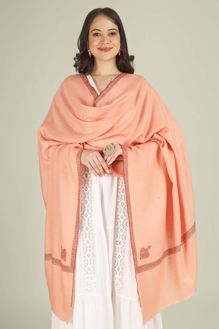 Peach GI Kashmiri Pure Pashmina Raiha Hashidaar Shawl
| pashmina shawls online | authentic Kashmiri pashmina shawl online | pure pashmina shawl online | original GI certified pashmina shawl online | luxury men's pashmina shawl online from Kashmir | where to buy online pure pashmina in India
| GI Tag Certified - Government-verified authentic Kashmiri Pashmina
| G20 Official Partner - Selected by India for G20 Summit gifting
| Handicraft Registered - Official recognition of traditional craftsmanship
| Certificate of Authenticity - Every purchase includes GI certification Peach GI Kashmiri Pure Pashmina Raiha Hashidaar Shawl
| pashmina shawls online | authentic Kashmiri pashmina shawl online | pure pashmina shawl online | original GI certified pashmina shawl online | luxury men's pashmina shawl online from Kashmir | where to buy online pure pashmina in India
| GI Tag Certified - Government-verified authentic Kashmiri Pashmina
| G20 Official Partner - Selected by India for G20 Summit gifting
| Handicraft Registered - Official recognition of traditional craftsmanship
| Certificate of Authenticity - Every purchase includes GI certification