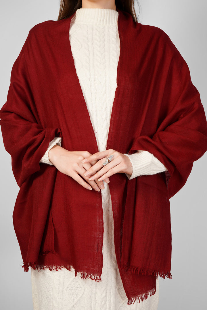 Classic Plain Pashmina Stoles Online – Deep Maroon Sophistication
Embrace understated elegance with this solid maroon pashmina stole, expertly handloomed in Kashmir from pure, lightweight pashmina wool
| pashmina shawls online | authentic Kashmiri pashmina shawl online | pure pashmina shawl online | original GI certified pashmina shawl online | luxury men's pashmina shawl online from Kashmir | where to buy online pure pashmina in India
| GI Tag Certified - Government-verified authentic Kashmiri Pashmina
| G20 Official Partner - Selected by India for G20 Summit gifting
| Handicraft Registered - Official recognition of traditional craftsmanship
| Certificate of Authenticity - Every purchase includes GI certification Classic Plain Pashmina Stoles Online – Deep Maroon Sophistication
Embrace understated elegance with this solid maroon pashmina stole, expertly handloomed in Kashmir from pure, lightweight pashmina wool
| pashmina shawls online | authentic Kashmiri pashmina shawl online | pure pashmina shawl online | original GI certified pashmina shawl online | luxury men's pashmina shawl online from Kashmir | where to buy online pure pashmina in India
| GI Tag Certified - Government-verified authentic Kashmiri Pashmina
| G20 Official Partner - Selected by India for G20 Summit gifting
| Handicraft Registered - Official recognition of traditional craftsmanship
| Certificate of Authenticity - Every purchase includes GI certification