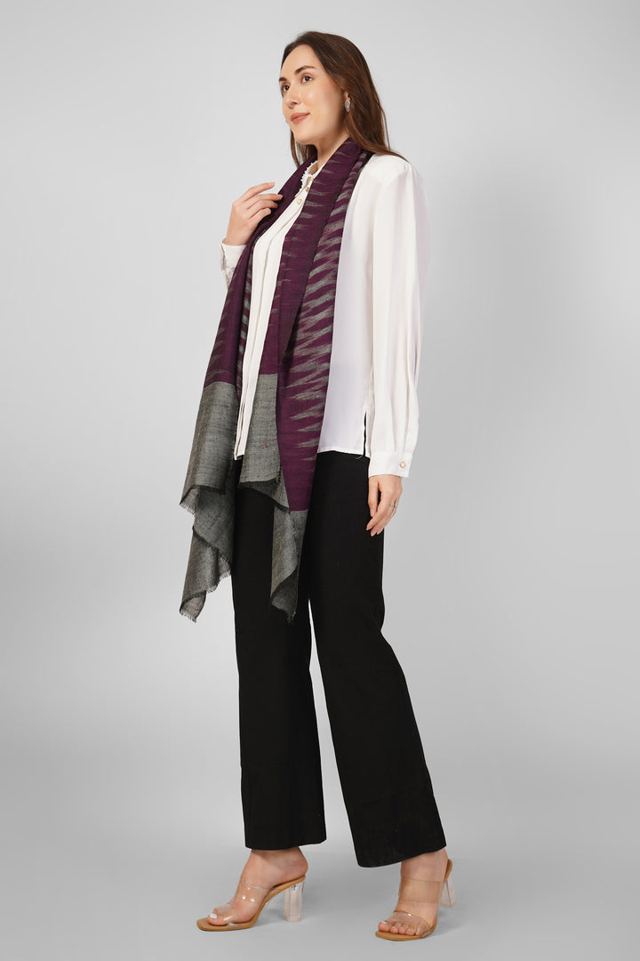 Ikkat Design Pashmina Stoles Online – Deep Purple & Grey Luxe
Embrace contemporary Kashmir artistry with this Purple-Grey Ikkat Pashmina Stole. Handwoven from the finest pure pashmina, this stole features a bold ikkat-inspired design
| pashmina shawls online | authentic Kashmiri pashmina shawl online | pure pashmina shawl online | original GI certified pashmina shawl online | luxury men's pashmina shawl online from Kashmir | where to buy online pure pashmina in India
| GI Tag Certified - Government-verified authentic Kashmiri Pashmina
| G20 Official Partner - Selected by India for G20 Summit gifting
| Handicraft Registered - Official recognition of traditional craftsmanship
| Certificate of Authenticity - Every purchase includes GI certification Ikkat Design Pashmina Stoles Online – Deep Purple & Grey Luxe
Embrace contemporary Kashmir artistry with this Purple-Grey Ikkat Pashmina Stole. Handwoven from the finest pure pashmina, this stole features a bold ikkat-inspired design
| pashmina shawls online | authentic Kashmiri pashmina shawl online | pure pashmina shawl online | original GI certified pashmina shawl online | luxury men's pashmina shawl online from Kashmir | where to buy online pure pashmina in India
| GI Tag Certified - Government-verified authentic Kashmiri Pashmina
| G20 Official Partner - Selected by India for G20 Summit gifting
| Handicraft Registered - Official recognition of traditional craftsmanship
| Certificate of Authenticity - Every purchase includes GI certification