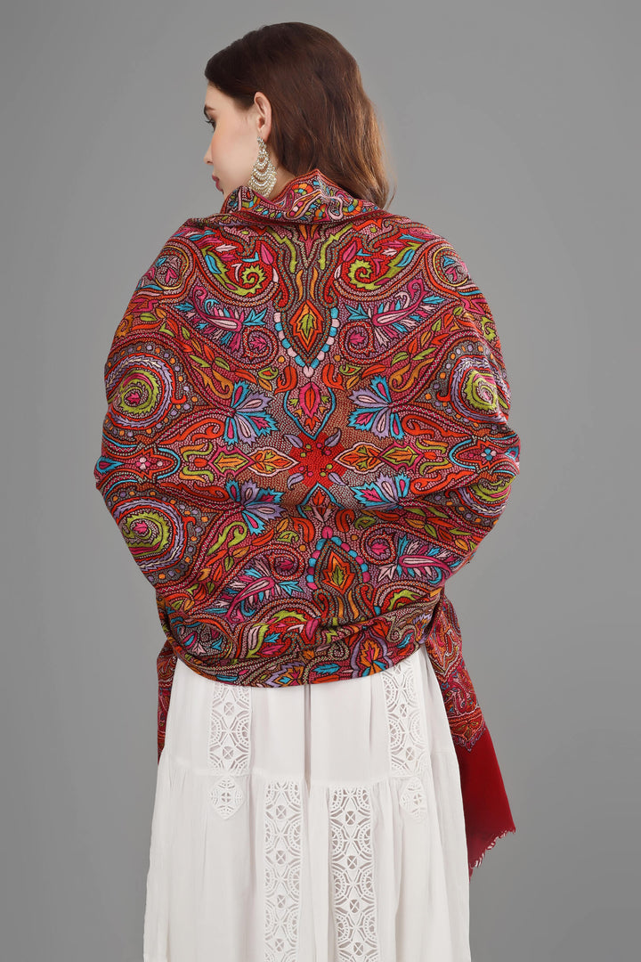 "PASHMINA SHAWL -maroon colored Pashmina features intricate Sozni ( Totdaar - small circles )across its surface called the Totdaar Jama. "PASHMINA SHAWLS IN NEW YORK - Urban Chic and Comfort"
| pashmina shawls online | authentic Kashmiri pashmina shawl online | pure pashmina shawl online | original GI certified pashmina shawl online | luxury men's pashmina shawl online from Kashmir | where to buy online pure pashmina in India
| GI Tag Certified - Government-verified authentic Kashmiri Pashmina
| G20 Official Partner - Selected by India for G20 Summit gifting
| Handicraft Registered - Official recognition of traditional craftsmanship
| Certificate of Authenticity - Every purchase includes GI certification "PASHMINA SHAWL -maroon colored Pashmina features intricate Sozni ( Totdaar - small circles )across its surface called the Totdaar Jama. "PASHMINA SHAWLS IN NEW YORK - Urban Chic and Comfort"
| pashmina shawls online | authentic Kashmiri pashmina shawl online | pure pashmina shawl online | original GI certified pashmina shawl online | luxury men's pashmina shawl online from Kashmir | where to buy online pure pashmina in India
| GI Tag Certified - Government-verified authentic Kashmiri Pashmina
| G20 Official Partner - Selected by India for G20 Summit gifting
| Handicraft Registered - Official recognition of traditional craftsmanship
| Certificate of Authenticity - Every purchase includes GI certification