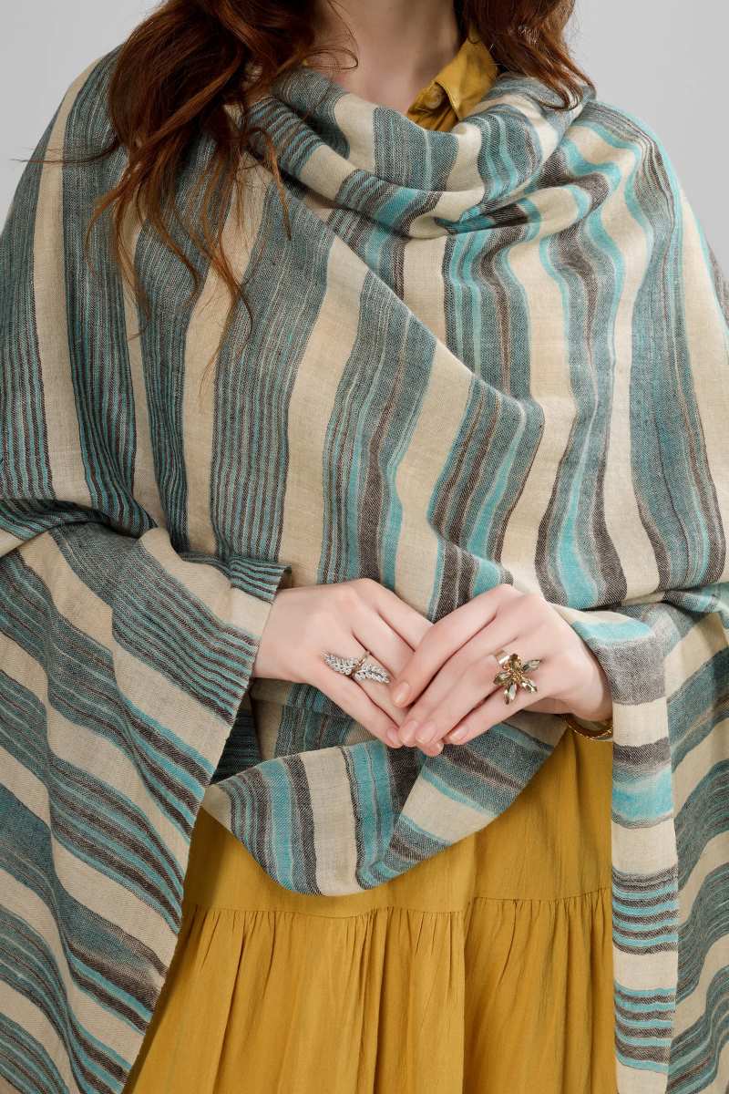 "Authentic Pashmina Shawls Online | GI Certified Kashmir Shawls | Handmade Kani Shawls and Pure Cashmere Wraps from India"