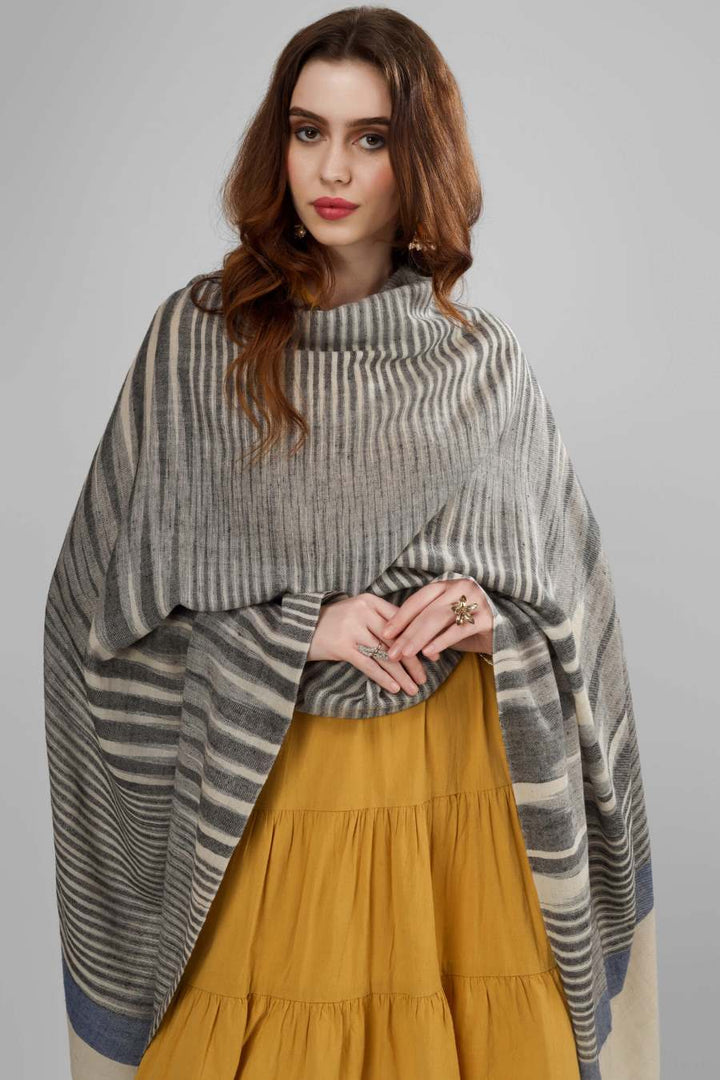 PASHMINA SHAWL - Gray white Ikkat pashmina shawl
| pashmina shawls online | authentic Kashmiri pashmina shawl online | pure pashmina shawl online | original GI certified pashmina shawl online | luxury men's pashmina shawl online from Kashmir | where to buy online pure pashmina in India
| GI Tag Certified - Government-verified authentic Kashmiri Pashmina
| G20 Official Partner - Selected by India for G20 Summit gifting
| Handicraft Registered - Official recognition of traditional craftsmanship
| Certificate of Authenticity - Every purchase includes GI certification PASHMINA SHAWL - Gray white Ikkat pashmina shawl
| pashmina shawls online | authentic Kashmiri pashmina shawl online | pure pashmina shawl online | original GI certified pashmina shawl online | luxury men's pashmina shawl online from Kashmir | where to buy online pure pashmina in India
| GI Tag Certified - Government-verified authentic Kashmiri Pashmina
| G20 Official Partner - Selected by India for G20 Summit gifting
| Handicraft Registered - Official recognition of traditional craftsmanship
| Certificate of Authenticity - Every purchase includes GI certification