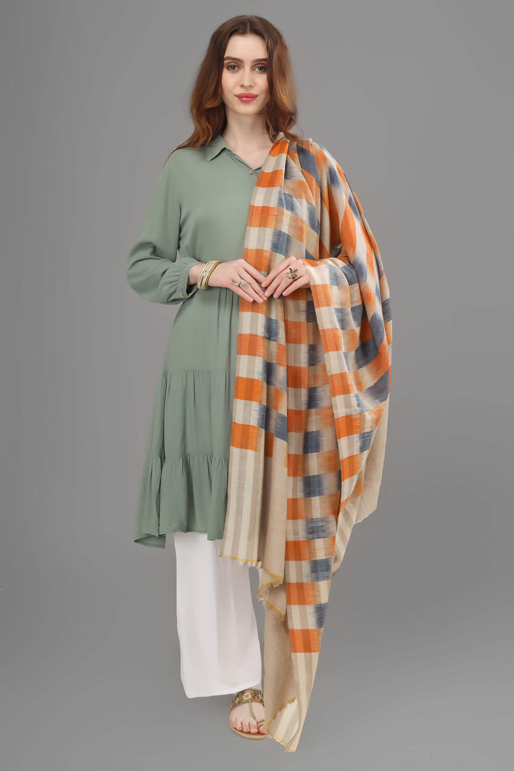 ONLINE PASHMINA - Blue orange Ikkat design pashmina shawl
| pashmina shawls online | authentic Kashmiri pashmina shawl online | pure pashmina shawl online | original GI certified pashmina shawl online | luxury men's pashmina shawl online from Kashmir | where to buy online pure pashmina in India
| GI Tag Certified - Government-verified authentic Kashmiri Pashmina
| G20 Official Partner - Selected by India for G20 Summit gifting
| Handicraft Registered - Official recognition of traditional craftsmanship
| Certificate of Authenticity - Every purchase includes GI certification ONLINE PASHMINA - Blue orange Ikkat design pashmina shawl
| pashmina shawls online | authentic Kashmiri pashmina shawl online | pure pashmina shawl online | original GI certified pashmina shawl online | luxury men's pashmina shawl online from Kashmir | where to buy online pure pashmina in India
| GI Tag Certified - Government-verified authentic Kashmiri Pashmina
| G20 Official Partner - Selected by India for G20 Summit gifting
| Handicraft Registered - Official recognition of traditional craftsmanship
| Certificate of Authenticity - Every purchase includes GI certification