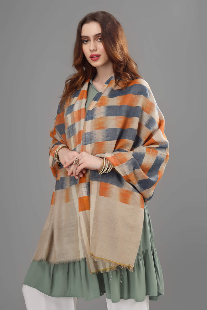 NEW DELHI - Blue orange Ikkat design pashmina shawl
| pashmina shawls online | authentic Kashmiri pashmina shawl online | pure pashmina shawl online | original GI certified pashmina shawl online | luxury men's pashmina shawl online from Kashmir | where to buy online pure pashmina in India
| GI Tag Certified - Government-verified authentic Kashmiri Pashmina
| G20 Official Partner - Selected by India for G20 Summit gifting
| Handicraft Registered - Official recognition of traditional craftsmanship
| Certificate of Authenticity - Every purchase includes GI certification NEW DELHI - Blue orange Ikkat design pashmina shawl
| pashmina shawls online | authentic Kashmiri pashmina shawl online | pure pashmina shawl online | original GI certified pashmina shawl online | luxury men's pashmina shawl online from Kashmir | where to buy online pure pashmina in India
| GI Tag Certified - Government-verified authentic Kashmiri Pashmina
| G20 Official Partner - Selected by India for G20 Summit gifting
| Handicraft Registered - Official recognition of traditional craftsmanship
| Certificate of Authenticity - Every purchase includes GI certification