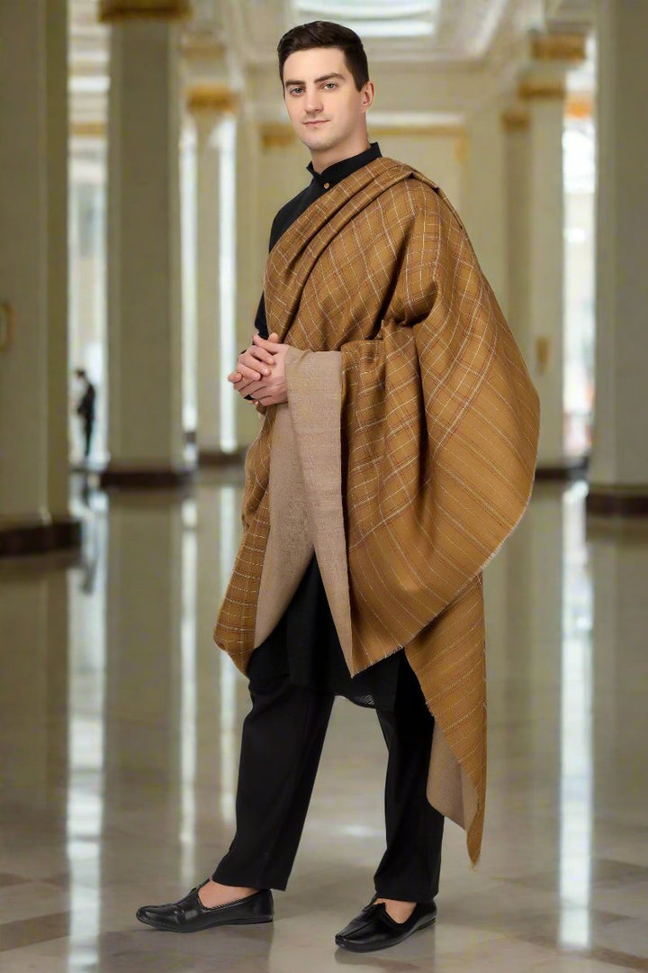 PURE PASHMINA MENS SHAWL - Reversible mens pure pashmina shawl
| pashmina shawls online | authentic Kashmiri pashmina shawl online | pure pashmina shawl online | original GI certified pashmina shawl online | luxury men's pashmina shawl online from Kashmir | where to buy online pure pashmina in India
| GI Tag Certified - Government-verified authentic Kashmiri Pashmina
| G20 Official Partner - Selected by India for G20 Summit gifting
| Handicraft Registered - Official recognition of traditional craftsmanship
| Certificate of Authenticity - Every purchase includes GI certification PURE PASHMINA MENS SHAWL - Reversible mens pure pashmina shawl
| pashmina shawls online | authentic Kashmiri pashmina shawl online | pure pashmina shawl online | original GI certified pashmina shawl online | luxury men's pashmina shawl online from Kashmir | where to buy online pure pashmina in India
| GI Tag Certified - Government-verified authentic Kashmiri Pashmina
| G20 Official Partner - Selected by India for G20 Summit gifting
| Handicraft Registered - Official recognition of traditional craftsmanship
| Certificate of Authenticity - Every purchase includes GI certification