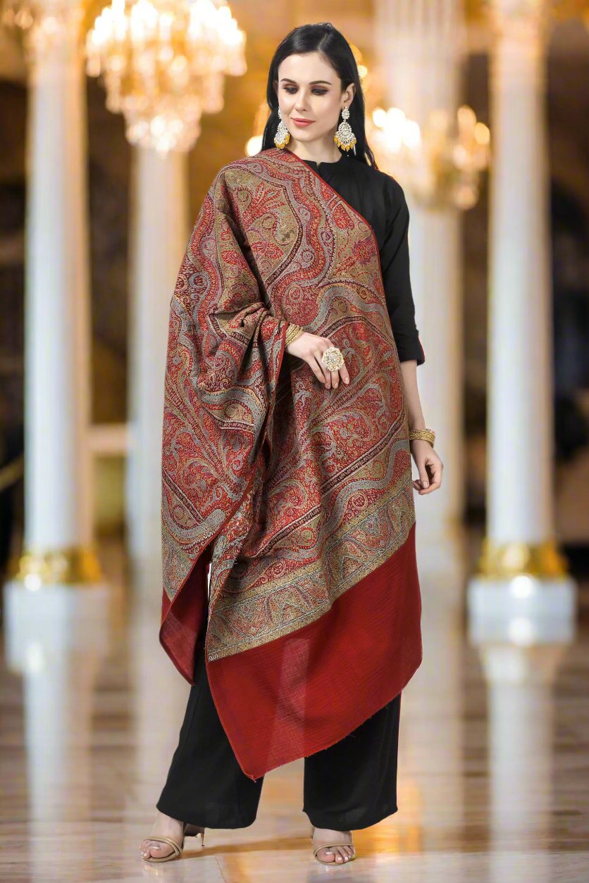"Pashmina | Shop Authentic GI Certified Kashmiri Pashmina Shawls Online | Handmade Kani Wraps and Luxurious Pure Cashmere Shawls from Kashmir, India | Premium Quality Shawls for Sale with Timeless Elegance and Superior Craftsmanship"