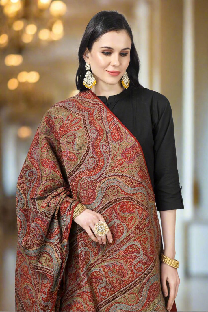 Kashmir antique pashmina shawls from the 19th - century are a shawl of traditional design woven in Kashmir with small wooden sticks . The original jewel tone colors are intact, unfaded by age. Always considered a luxury item these shawls have been collected and worn by fashionable women for centuries.
| pashmina shawls online | authentic Kashmiri pashmina shawl online | pure pashmina shawl online | original GI certified pashmina shawl online | luxury men's pashmina shawl online from Kashmir | where to buy online pure pashmina in India
| GI Tag Certified - Government-verified authentic Kashmiri Pashmina
| G20 Official Partner - Selected by India for G20 Summit gifting
| Handicraft Registered - Official recognition of traditional craftsmanship
| Certificate of Authenticity - Every purchase includes GI certification Kashmir antique pashmina shawls from the 19th - century are a shawl of traditional design woven in Kashmir with small wooden sticks . The original jewel tone colors are intact, unfaded by age. Always considered a luxury item these shawls have been collected and worn by fashionable women for centuries.
| pashmina shawls online | authentic Kashmiri pashmina shawl online | pure pashmina shawl online | original GI certified pashmina shawl online | luxury men's pashmina shawl online from Kashmir | where to buy online pure pashmina in India
| GI Tag Certified - Government-verified authentic Kashmiri Pashmina
| G20 Official Partner - Selected by India for G20 Summit gifting
| Handicraft Registered - Official recognition of traditional craftsmanship
| Certificate of Authenticity - Every purchase includes GI certification