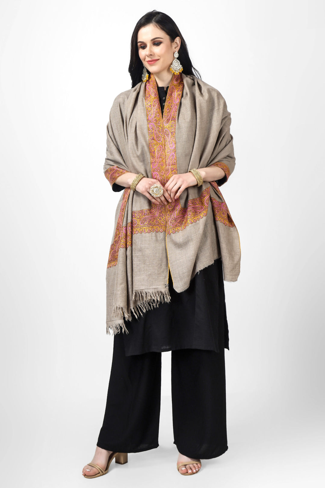 pashmina shawl | "Pashmina | GI Certified Pashmina Shawls Online | Explore Kashmiri Pashmina, Handmade Kani Wraps, and Luxurious Pure Cashmere Shawls from India"