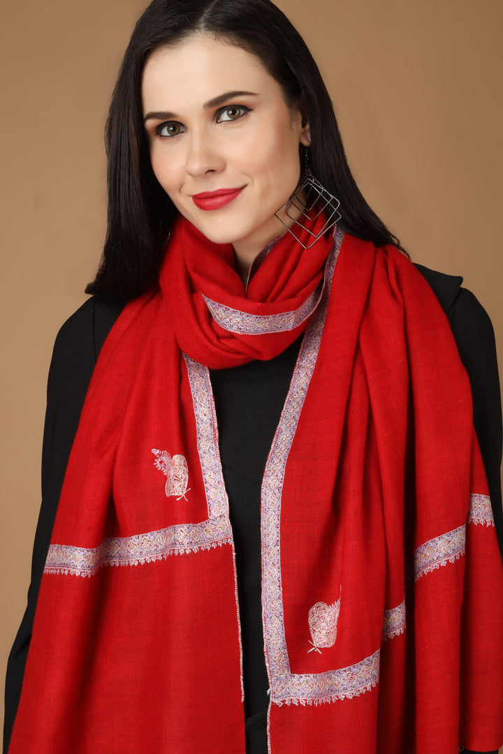 Designer Stoles -"Red |Pashmina | Authentic Kashmiri Pashmina Shawls | GI Certified Handmade Pashmina Wraps and Luxurious Cashmere Shawls Online from Kashmir, India"
| pashmina shawls online | authentic Kashmiri pashmina shawl online | pure pashmina shawl online | original GI certified pashmina shawl online | luxury men's pashmina shawl online from Kashmir | where to buy online pure pashmina in India
| GI Tag Certified - Government-verified authentic Kashmiri Pashmina
| G20 Official Partner - Selected by India for G20 Summit gifting
| Handicraft Registered - Official recognition of traditional craftsmanship
| Certificate of Authenticity - Every purchase includes GI certification Designer Stoles -"Red |Pashmina | Authentic Kashmiri Pashmina Shawls | GI Certified Handmade Pashmina Wraps and Luxurious Cashmere Shawls Online from Kashmir, India"
| pashmina shawls online | authentic Kashmiri pashmina shawl online | pure pashmina shawl online | original GI certified pashmina shawl online | luxury men's pashmina shawl online from Kashmir | where to buy online pure pashmina in India
| GI Tag Certified - Government-verified authentic Kashmiri Pashmina
| G20 Official Partner - Selected by India for G20 Summit gifting
| Handicraft Registered - Official recognition of traditional craftsmanship
| Certificate of Authenticity - Every purchase includes GI certification