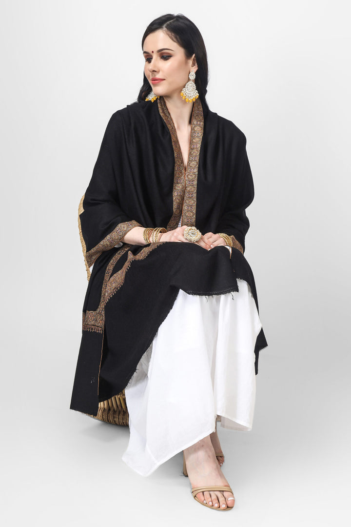 Black Pashmina khaikkaar border sozni shawl
| pashmina shawls online | authentic Kashmiri pashmina shawl online | pure pashmina shawl online | original GI certified pashmina shawl online | luxury men's pashmina shawl online from Kashmir | where to buy online pure pashmina in India
| GI Tag Certified - Government-verified authentic Kashmiri Pashmina
| G20 Official Partner - Selected by India for G20 Summit gifting
| Handicraft Registered - Official recognition of traditional craftsmanship
| Certificate of Authenticity - Every purchase includes GI certification Black Pashmina khaikkaar border sozni shawl
| pashmina shawls online | authentic Kashmiri pashmina shawl online | pure pashmina shawl online | original GI certified pashmina shawl online | luxury men's pashmina shawl online from Kashmir | where to buy online pure pashmina in India
| GI Tag Certified - Government-verified authentic Kashmiri Pashmina
| G20 Official Partner - Selected by India for G20 Summit gifting
| Handicraft Registered - Official recognition of traditional craftsmanship
| Certificate of Authenticity - Every purchase includes GI certification