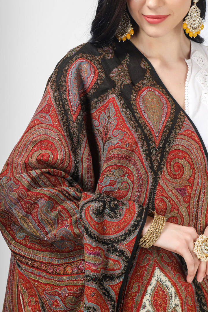 Black Kashmir Pashmina antique jamawar shawl
| pashmina shawls online | authentic Kashmiri pashmina shawl online | pure pashmina shawl online | original GI certified pashmina shawl online | luxury men's pashmina shawl online from Kashmir | where to buy online pure pashmina in India
| GI Tag Certified - Government-verified authentic Kashmiri Pashmina
| G20 Official Partner - Selected by India for G20 Summit gifting
| Handicraft Registered - Official recognition of traditional craftsmanship
| Certificate of Authenticity - Every purchase includes GI certification Black Kashmir Pashmina antique jamawar shawl
| pashmina shawls online | authentic Kashmiri pashmina shawl online | pure pashmina shawl online | original GI certified pashmina shawl online | luxury men's pashmina shawl online from Kashmir | where to buy online pure pashmina in India
| GI Tag Certified - Government-verified authentic Kashmiri Pashmina
| G20 Official Partner - Selected by India for G20 Summit gifting
| Handicraft Registered - Official recognition of traditional craftsmanship
| Certificate of Authenticity - Every purchase includes GI certification