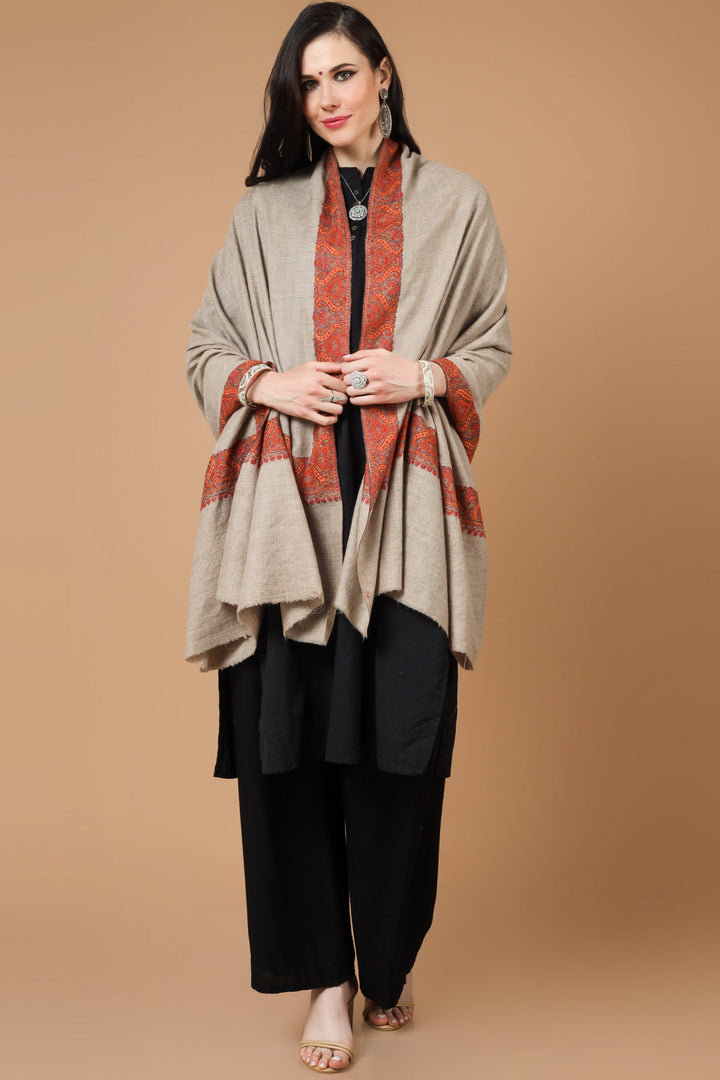 Khudrang natural Pashmina dourdaar sozni shawl
| pashmina shawls online | authentic Kashmiri pashmina shawl online | pure pashmina shawl online | original GI certified pashmina shawl online | luxury men's pashmina shawl online from Kashmir | where to buy online pure pashmina in India
| GI Tag Certified - Government-verified authentic Kashmiri Pashmina
| G20 Official Partner - Selected by India for G20 Summit gifting
| Handicraft Registered - Official recognition of traditional craftsmanship
| Certificate of Authenticity - Every purchase includes GI certification Khudrang natural Pashmina dourdaar sozni shawl
| pashmina shawls online | authentic Kashmiri pashmina shawl online | pure pashmina shawl online | original GI certified pashmina shawl online | luxury men's pashmina shawl online from Kashmir | where to buy online pure pashmina in India
| GI Tag Certified - Government-verified authentic Kashmiri Pashmina
| G20 Official Partner - Selected by India for G20 Summit gifting
| Handicraft Registered - Official recognition of traditional craftsmanship
| Certificate of Authenticity - Every purchase includes GI certification