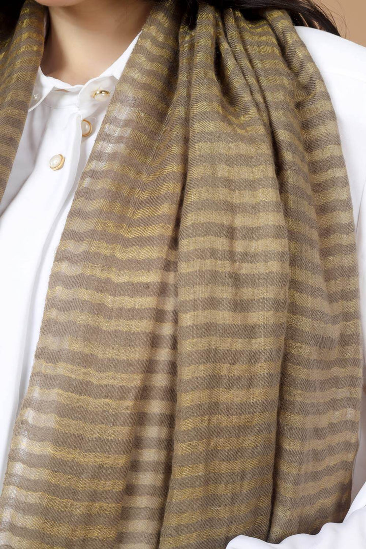 Beautiful natural color strips comes an exquisite Pashmina Stole for your Winter charm which is passionately crafted zari and pashmina together .
| pashmina shawls online | authentic Kashmiri pashmina shawl online | pure pashmina shawl online | original GI certified pashmina shawl online | luxury men's pashmina shawl online from Kashmir | where to buy online pure pashmina in India
| GI Tag Certified - Government-verified authentic Kashmiri Pashmina
| G20 Official Partner - Selected by India for G20 Summit gifting
| Handicraft Registered - Official recognition of traditional craftsmanship
| Certificate of Authenticity - Every purchase includes GI certification Beautiful natural color strips comes an exquisite Pashmina Stole for your Winter charm which is passionately crafted zari and pashmina together .
| pashmina shawls online | authentic Kashmiri pashmina shawl online | pure pashmina shawl online | original GI certified pashmina shawl online | luxury men's pashmina shawl online from Kashmir | where to buy online pure pashmina in India
| GI Tag Certified - Government-verified authentic Kashmiri Pashmina
| G20 Official Partner - Selected by India for G20 Summit gifting
| Handicraft Registered - Official recognition of traditional craftsmanship
| Certificate of Authenticity - Every purchase includes GI certification