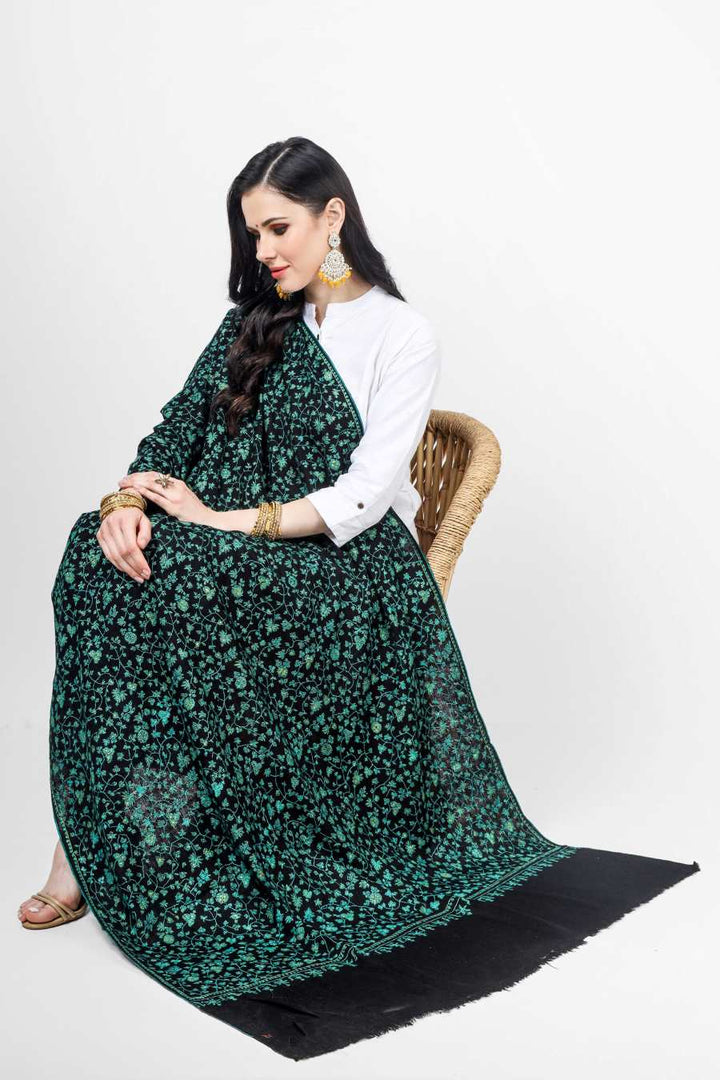 Black Pashmina Jaldaar Green Embroidered Shawl
| pashmina shawls online | authentic Kashmiri pashmina shawl online | pure pashmina shawl online | original GI certified pashmina shawl online | luxury men's pashmina shawl online from Kashmir | where to buy online pure pashmina in India
| GI Tag Certified - Government-verified authentic Kashmiri Pashmina
| G20 Official Partner - Selected by India for G20 Summit gifting
| Handicraft Registered - Official recognition of traditional craftsmanship
| Certificate of Authenticity - Every purchase includes GI certification Black Pashmina Jaldaar Green Embroidered Shawl
| pashmina shawls online | authentic Kashmiri pashmina shawl online | pure pashmina shawl online | original GI certified pashmina shawl online | luxury men's pashmina shawl online from Kashmir | where to buy online pure pashmina in India
| GI Tag Certified - Government-verified authentic Kashmiri Pashmina
| G20 Official Partner - Selected by India for G20 Summit gifting
| Handicraft Registered - Official recognition of traditional craftsmanship
| Certificate of Authenticity - Every purchase includes GI certification