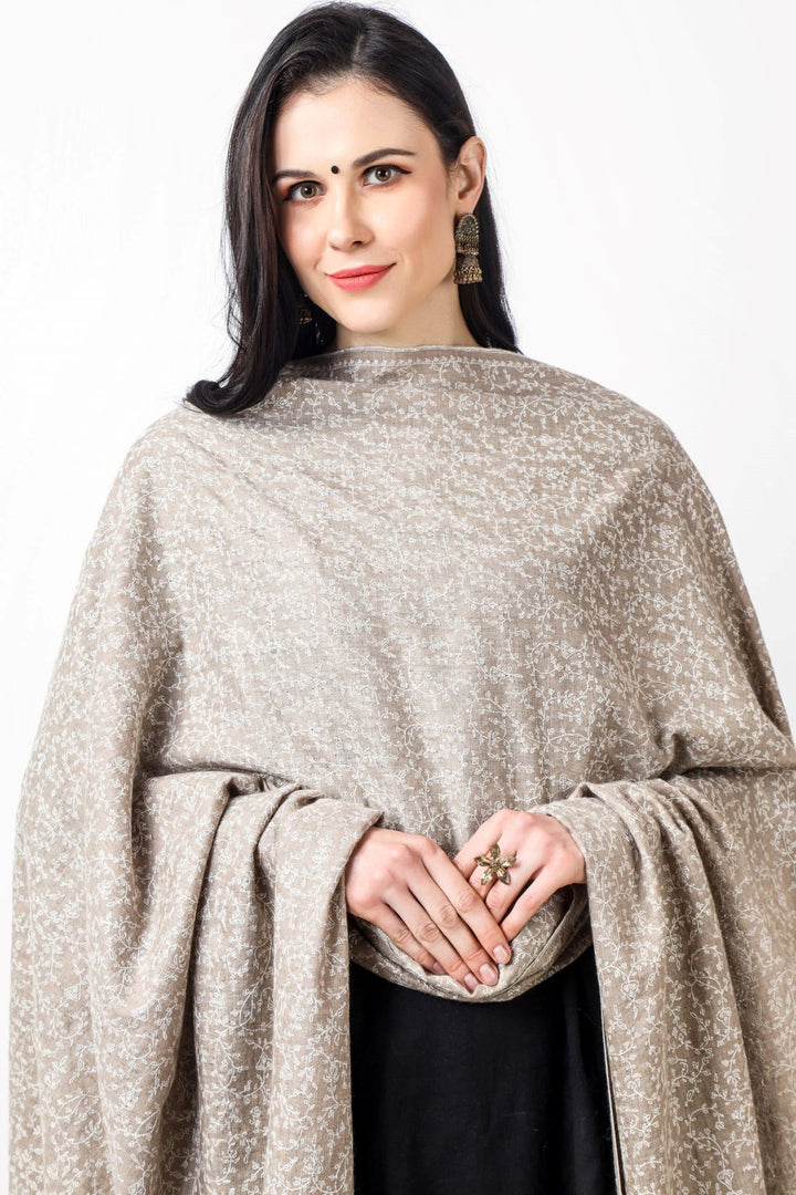 KUWAIT - The Natural Pashmina Jaldaar Graceful White Embroidered Shawl is a classic and elegant accessory that adds a touch of sophistication to any outfit. The combination of the natural white color and intricate embroidery creates a beautiful and graceful look that is perfect for any occasion.
| pashmina shawls online | authentic Kashmiri pashmina shawl online | pure pashmina shawl online | original GI certified pashmina shawl online | luxury men's pashmina shawl online from Kashmir | where to buy online pure pashmina in India
| GI Tag Certified - Government-verified authentic Kashmiri Pashmina
| G20 Official Partner - Selected by India for G20 Summit gifting
| Handicraft Registered - Official recognition of traditional craftsmanship
| Certificate of Authenticity - Every purchase includes GI certification KUWAIT - The Natural Pashmina Jaldaar Graceful White Embroidered Shawl is a classic and elegant accessory that adds a touch of sophistication to any outfit. The combination of the natural white color and intricate embroidery creates a beautiful and graceful look that is perfect for any occasion.
| pashmina shawls online | authentic Kashmiri pashmina shawl online | pure pashmina shawl online | original GI certified pashmina shawl online | luxury men's pashmina shawl online from Kashmir | where to buy online pure pashmina in India
| GI Tag Certified - Government-verified authentic Kashmiri Pashmina
| G20 Official Partner - Selected by India for G20 Summit gifting
| Handicraft Registered - Official recognition of traditional craftsmanship
| Certificate of Authenticity - Every purchase includes GI certification